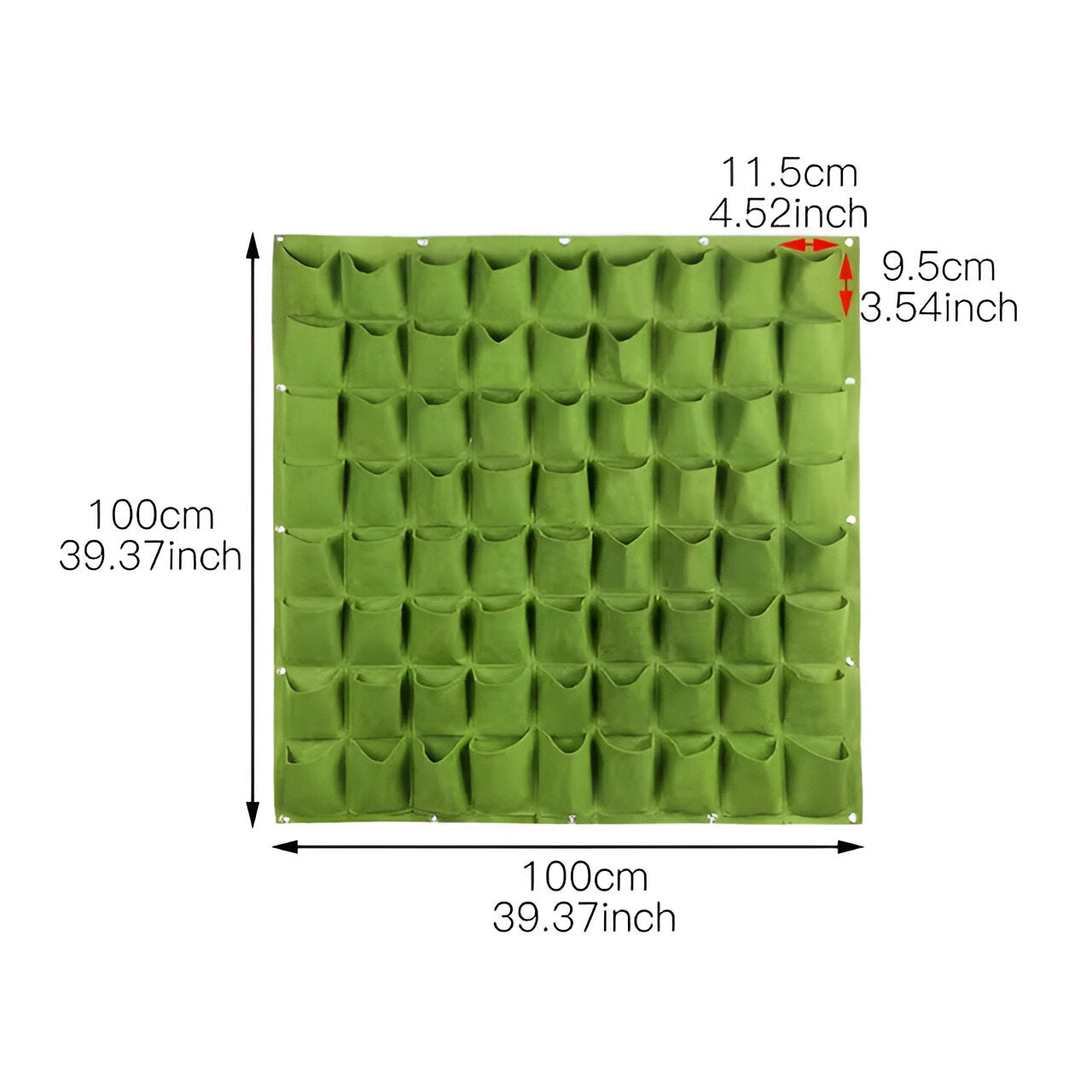 Borsa da appendere per il giardino - per appendere le piante e per l'esterno. Uomo - 72 griglia verde - appendere borsa borsa appendere esterno garden Garden accessories Garden supplies giardino home & garden piante uomo - Concept Palermo