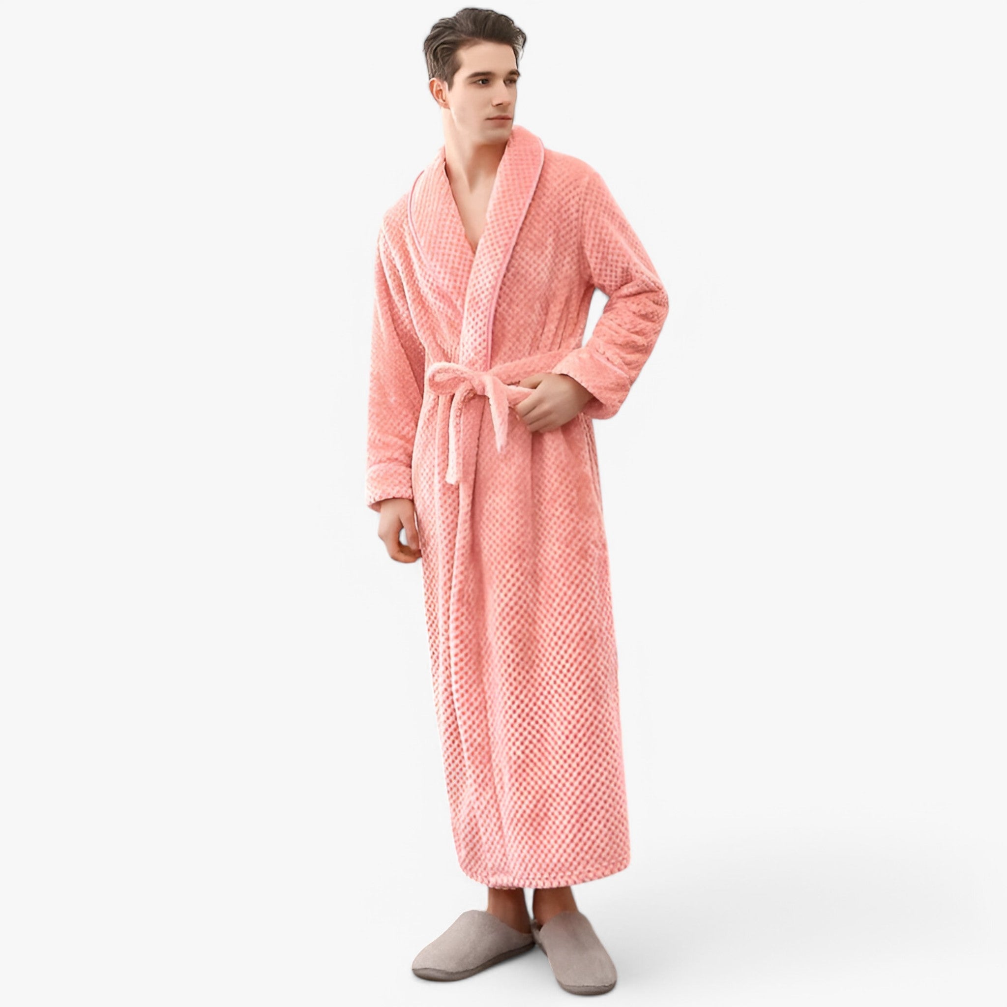 Morbido Accappatoio in Pile Donna - - accappatoio accappatoio pile Autumn Bathrobes donna Fleece Fluffy Long Sleeve Nightgown Pajama pile Pocket Robe Sleepwear sofia | morbido accappatoio in pile - € Solid Color Spring Winter Women - Concept Palermo