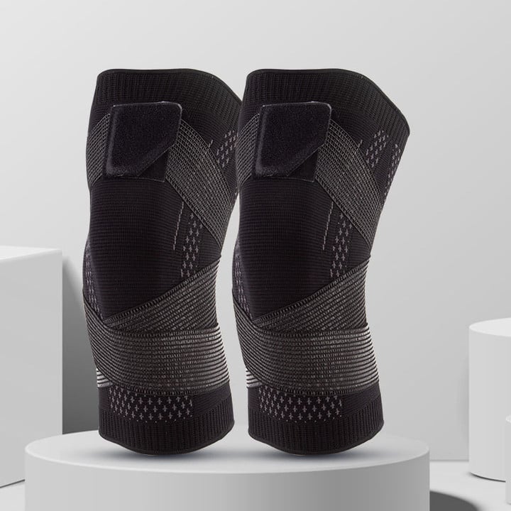 Orthoknee™ - Ginocchiera elastica e regolabile Uomo - Un po' di nero - 1+1 gratis | orthoknee™ - ginocchiera elastica e regolabile - € elastica ginocchiera orthoknee regolabile uomo - Concept Palermo