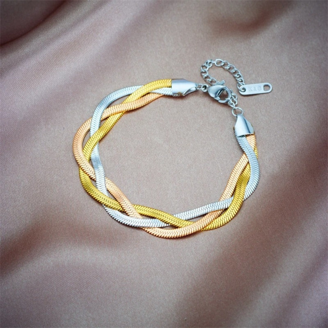 Set Orologio e Bracciali Donna Geneva Bling in Acciaio, Elegante e Luminoso - - acciaio bling BRACELETS donna geneva geneva bling jewelry - Concept Palermo