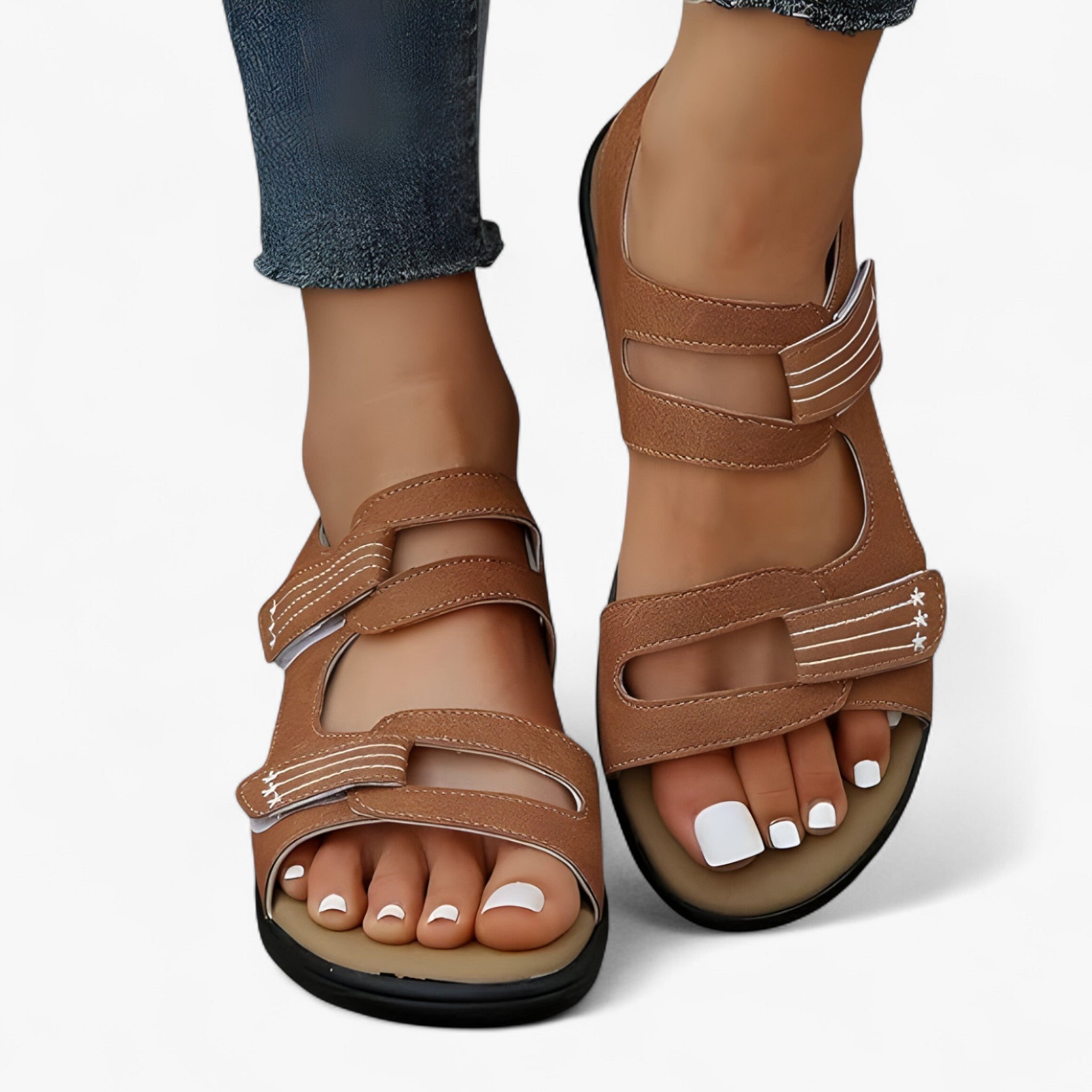 Lette og Slidstærke Flade Sandaler til Mænd – Ideelle til Sommer og Fritid