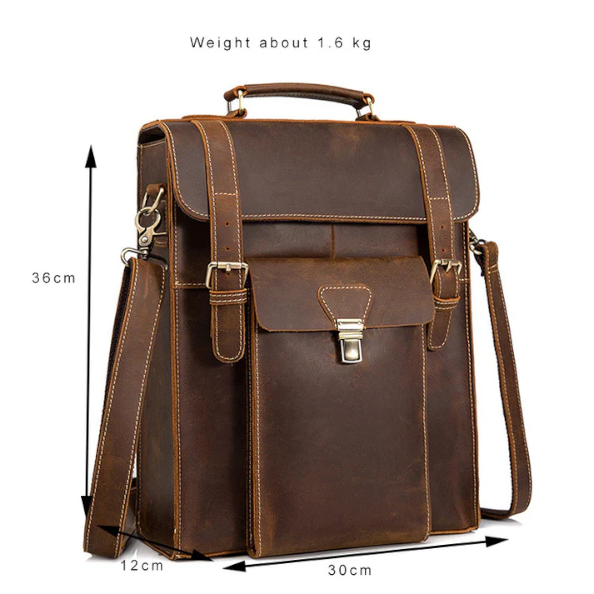Zaino e valigetta in pelle di lusso Uomo - - accessoires bags pelle tassen uomo valigetta zaino zaino valigetta - Concept Palermo