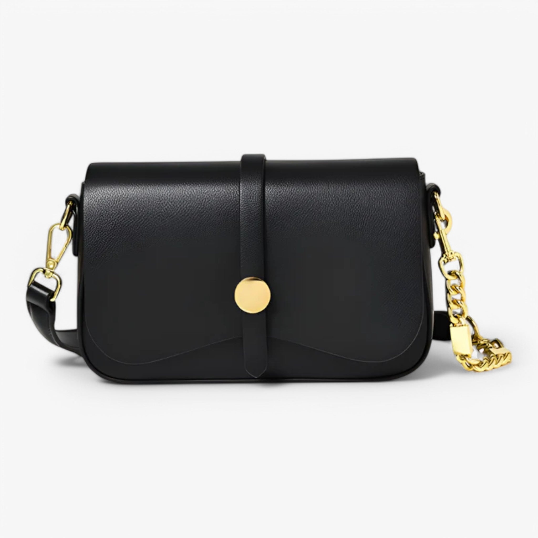 Borsa a tracolla in pelle vegana Uomo - Nero - borsa borsa tracolla kenzie | borsa a tracolla in pelle vegana- € pelle tracolla uomo vegana - Concept Palermo