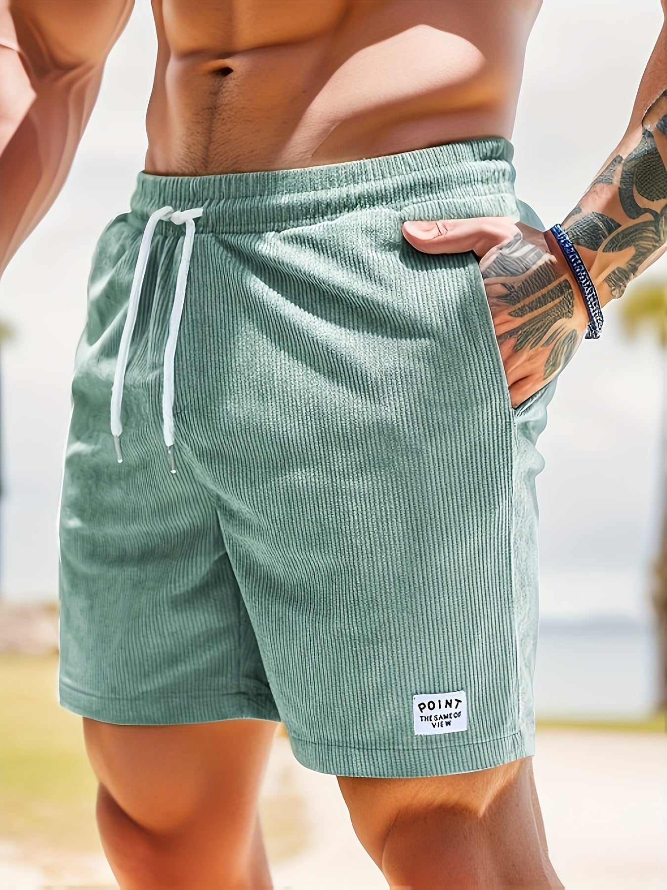 Pantaloncini comodi - Ideali per giornate rilassate e attività dinamiche Uomo - Ciano scuro - attività comodi dinamiche giornate ideali pantaloncini pantaloncini comodi rilassate short shorts for men - Concept Palermo