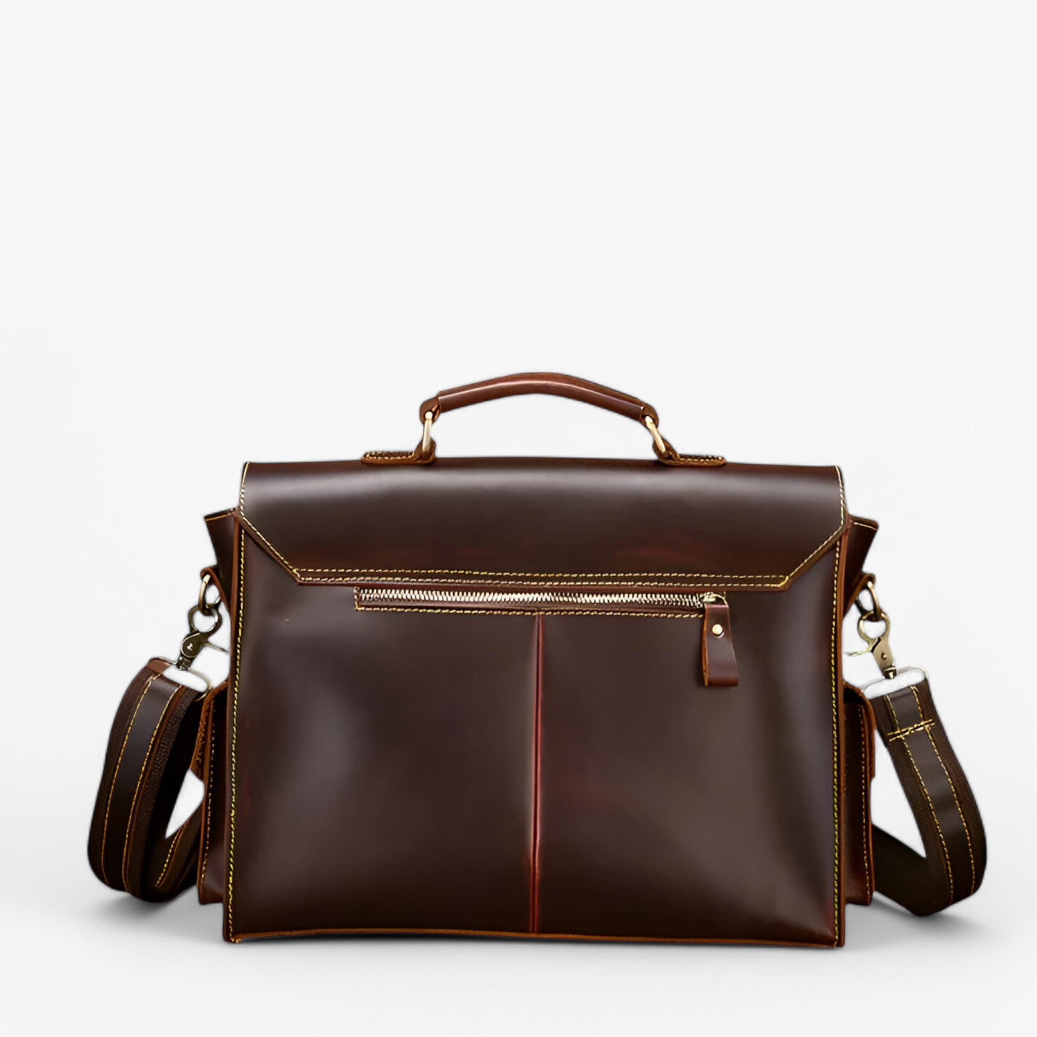 Valigetta Pelle Marrone Retrò - - accessoires bags pelle retr tassen valigetta valigetta pelle - Concept Palermo