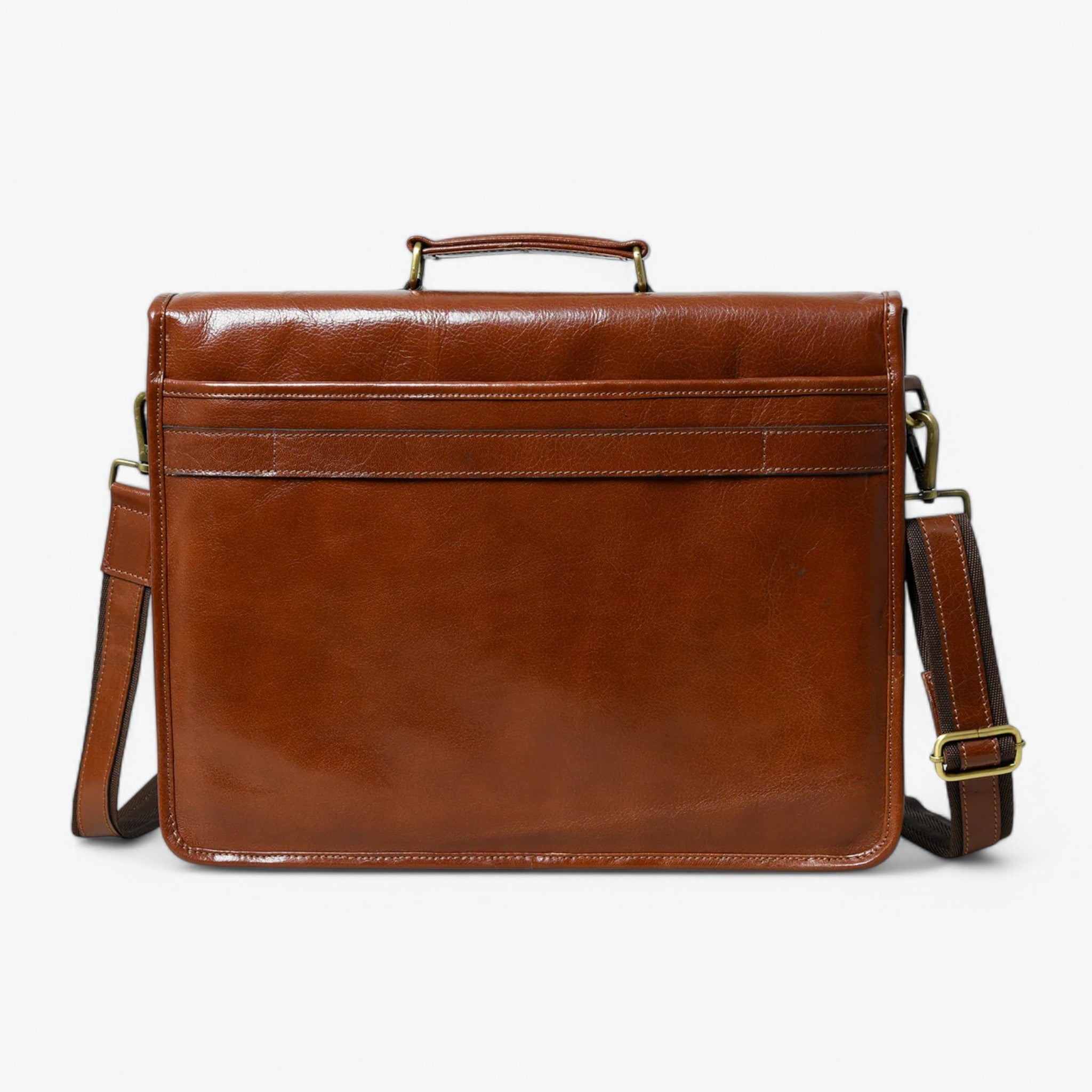 Cartella di lusso in pelle marrone - - accessoires bags cartella cartella pelle pelle tassen - Concept Palermo