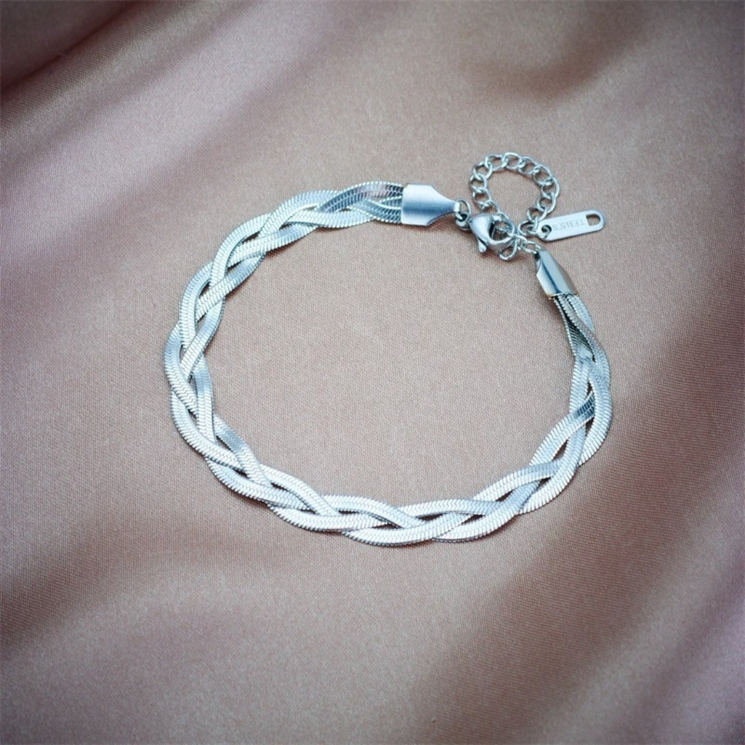 Set Orologio e Bracciali Donna Geneva Bling in Acciaio, Elegante e Luminoso - - acciaio bling BRACELETS donna geneva geneva bling jewelry - Concept Palermo