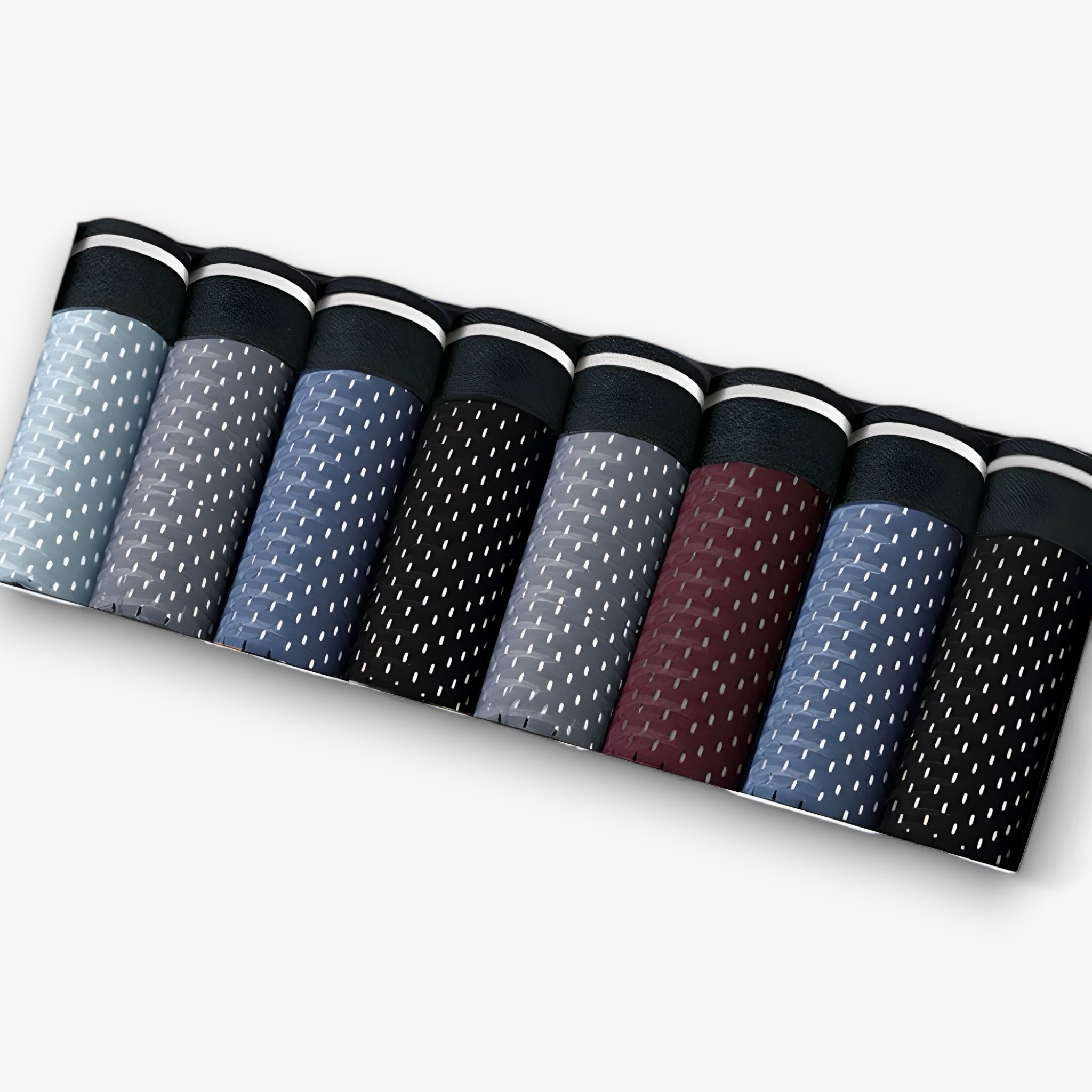 Slip in seta ghiacciata da uomo - Intimo traspirante - 2 Neri - 2 Blu - 2 Grigio scuro - 1 Rossa - 1 Grigio blu - boxer briefs briefs ghiacciata intimo kyle | slip in seta ghiacciata da uomo - intimo traspirante - € men's underwear seta slip slip seta traspirante uomo - Concept Palermo