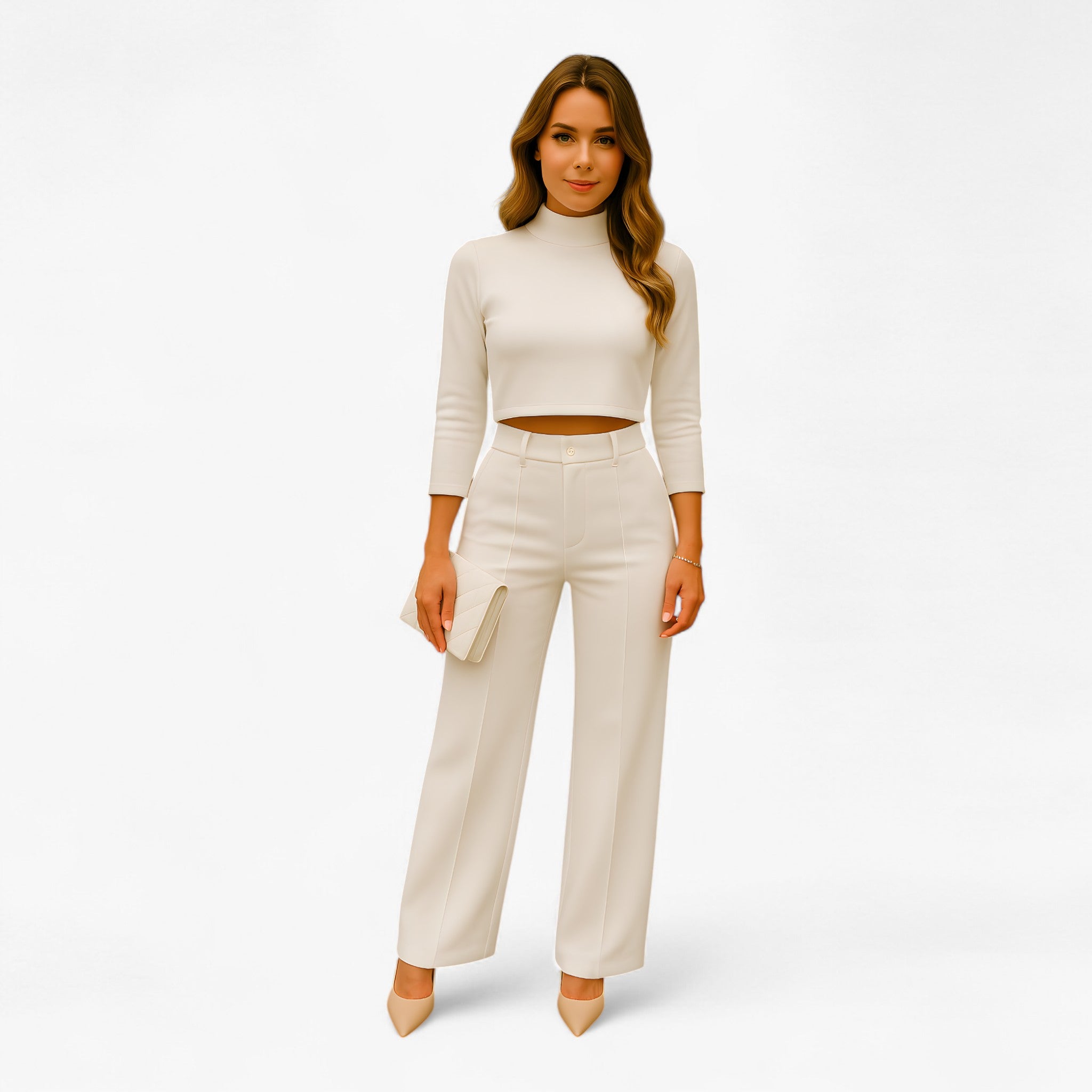 Due Pezzi - Eleganza e versatilità in ogni momento - Bianco - eleganza momento ogni outfit sets pezzi Two Piece Sets versatilità Women fashion - Concept Palermo