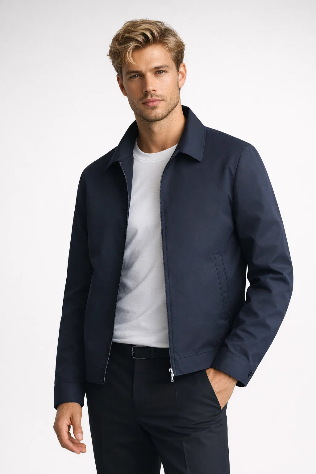 Giacca Uomo Slim Fit Elegante - Casual Estiva Leggera