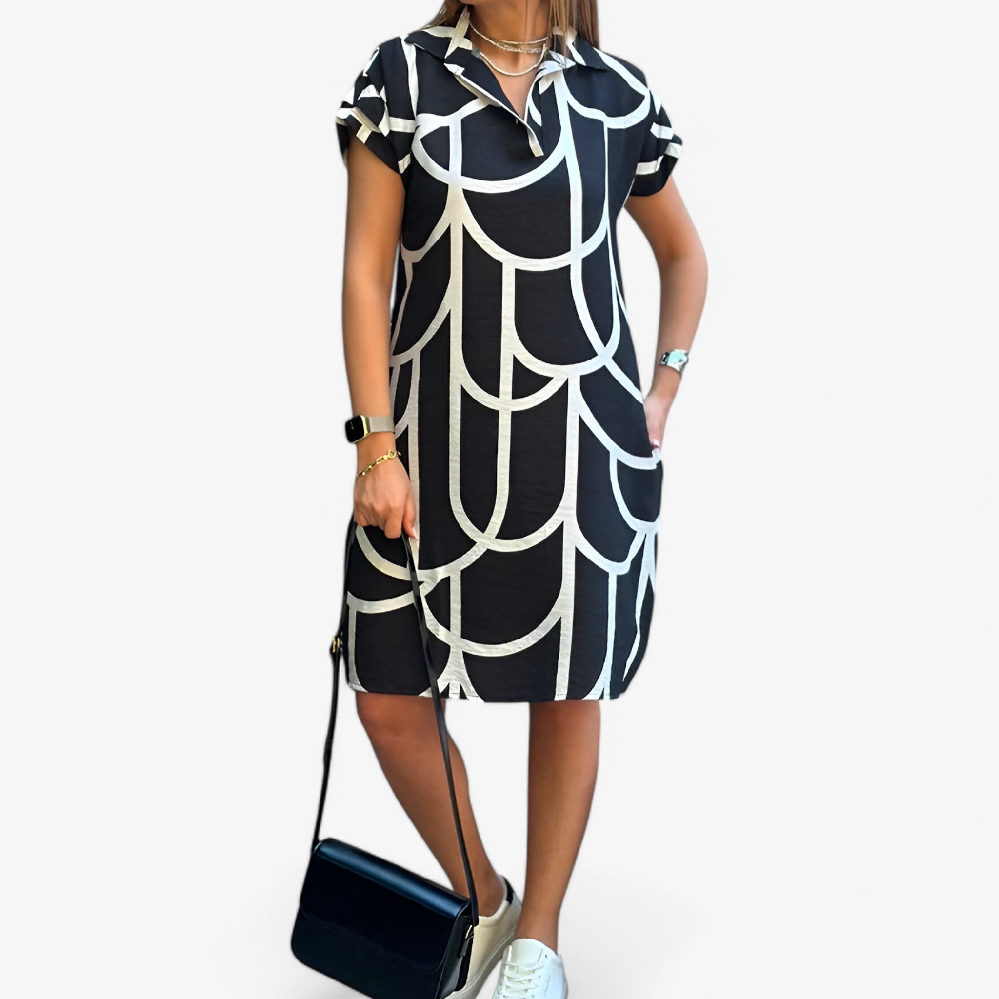 Vestito midi - Senza tempo e con stile Donna - Nero - donna dresses midi stile tempo vestito vestito midi - Concept Palermo