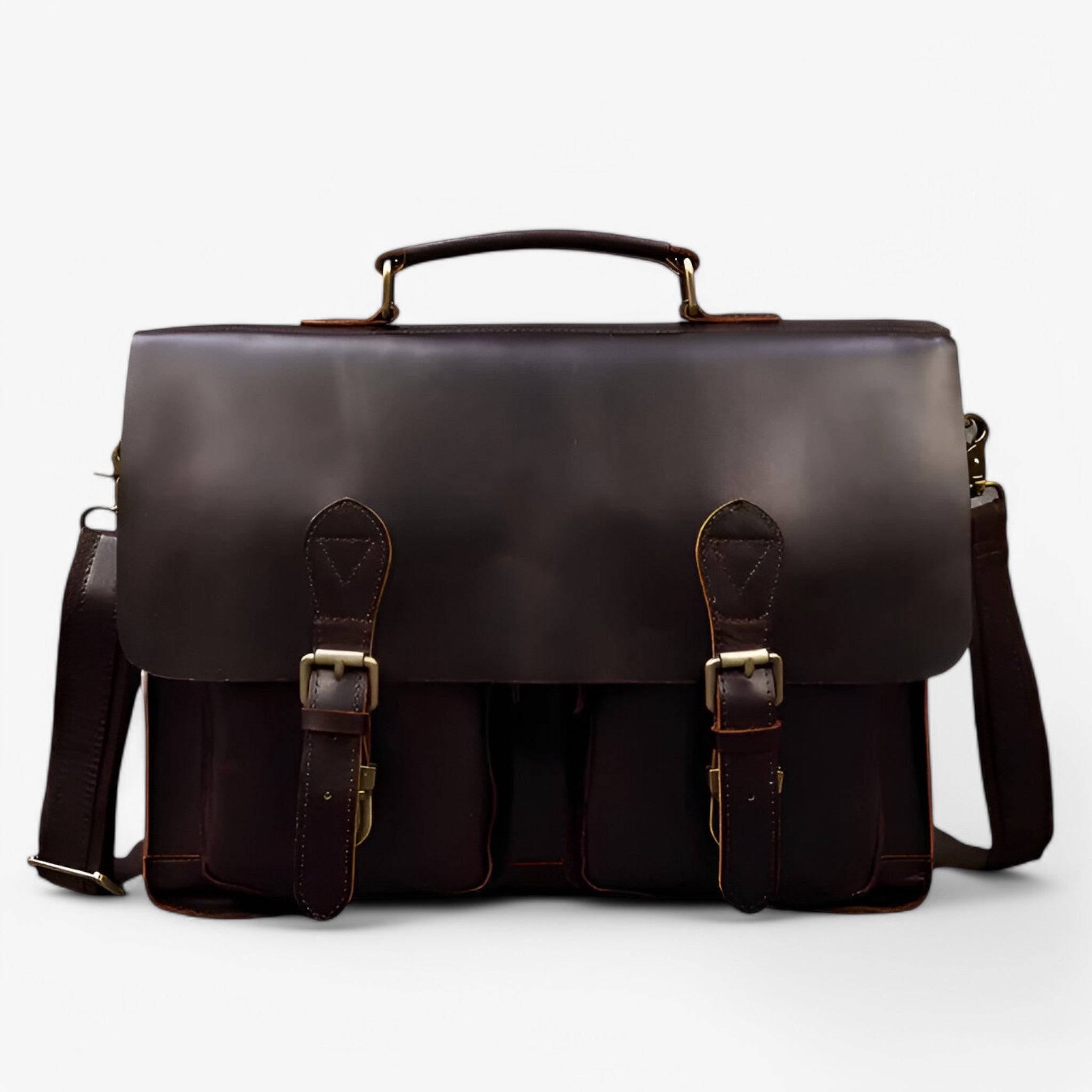 Valigetta di Lusso in Pelle Uomo - Marrone - accessoires bags pelle tassen uomo valigetta valigetta pelle - Concept Palermo