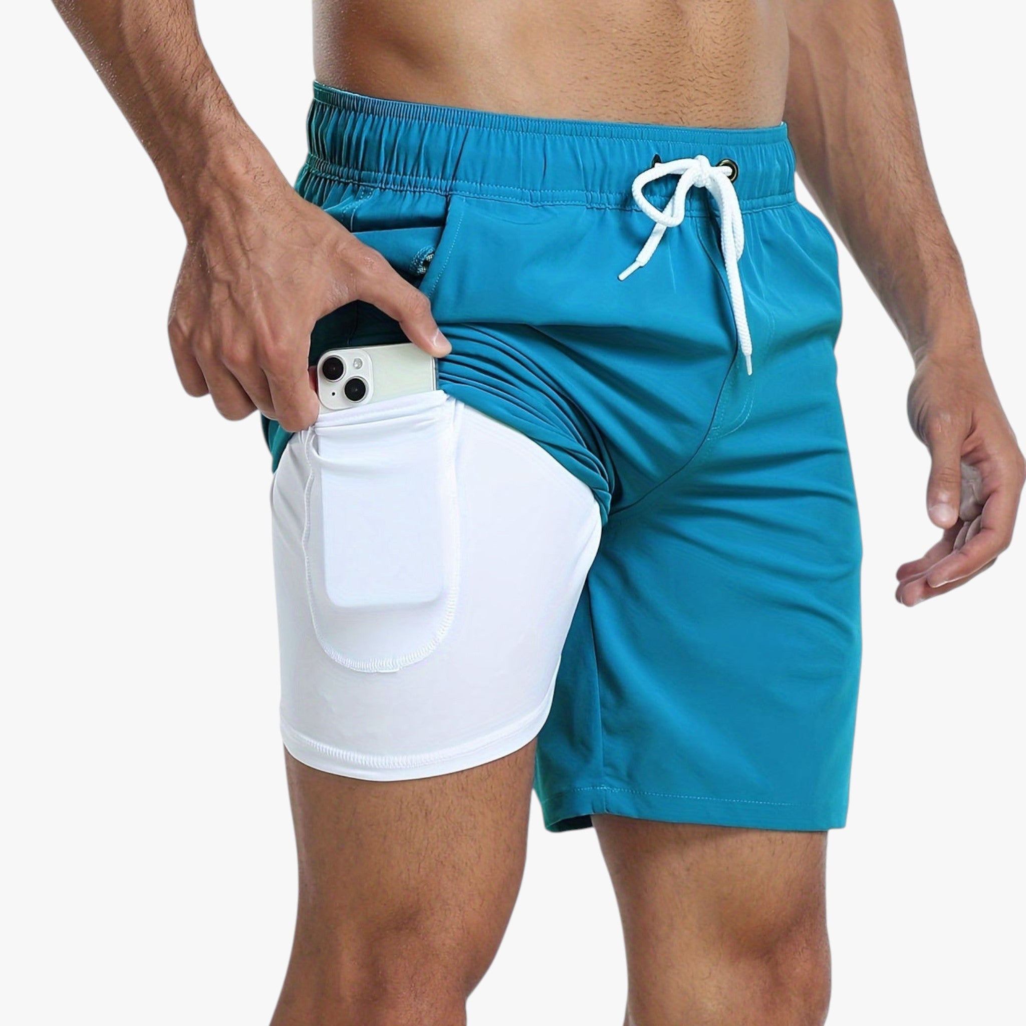 Costume da Bagno Speedy – Asciugatura Rapida e Comfort Uomo - Blu Mare - Abbigliamento estivo asciugatura bagno Casual Swim Shorts comfort costume costume bagno Costume da bagno Men's Swimwear rapida shorts speedy Spiaggia Summer Essentials Swimwear - Concept Palermo