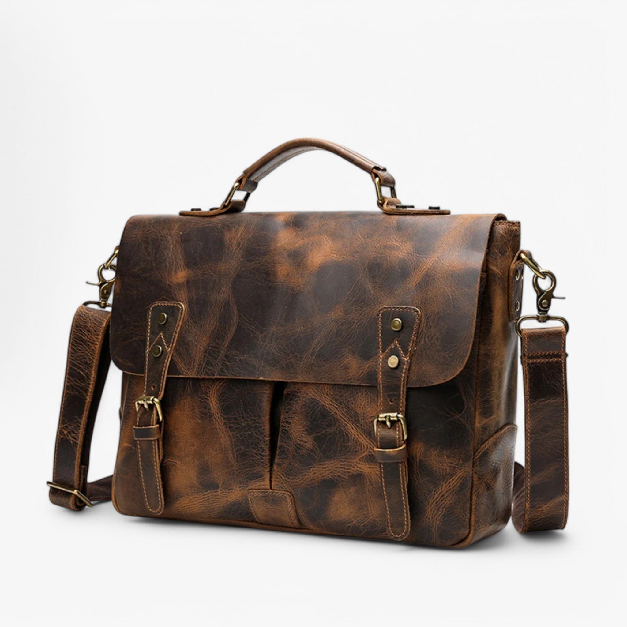 Borsa a tracolla in pelle vintage Donna - - accessoires bags borsa borsa tracolla donna pelle tassen tracolla vintage - Concept Palermo