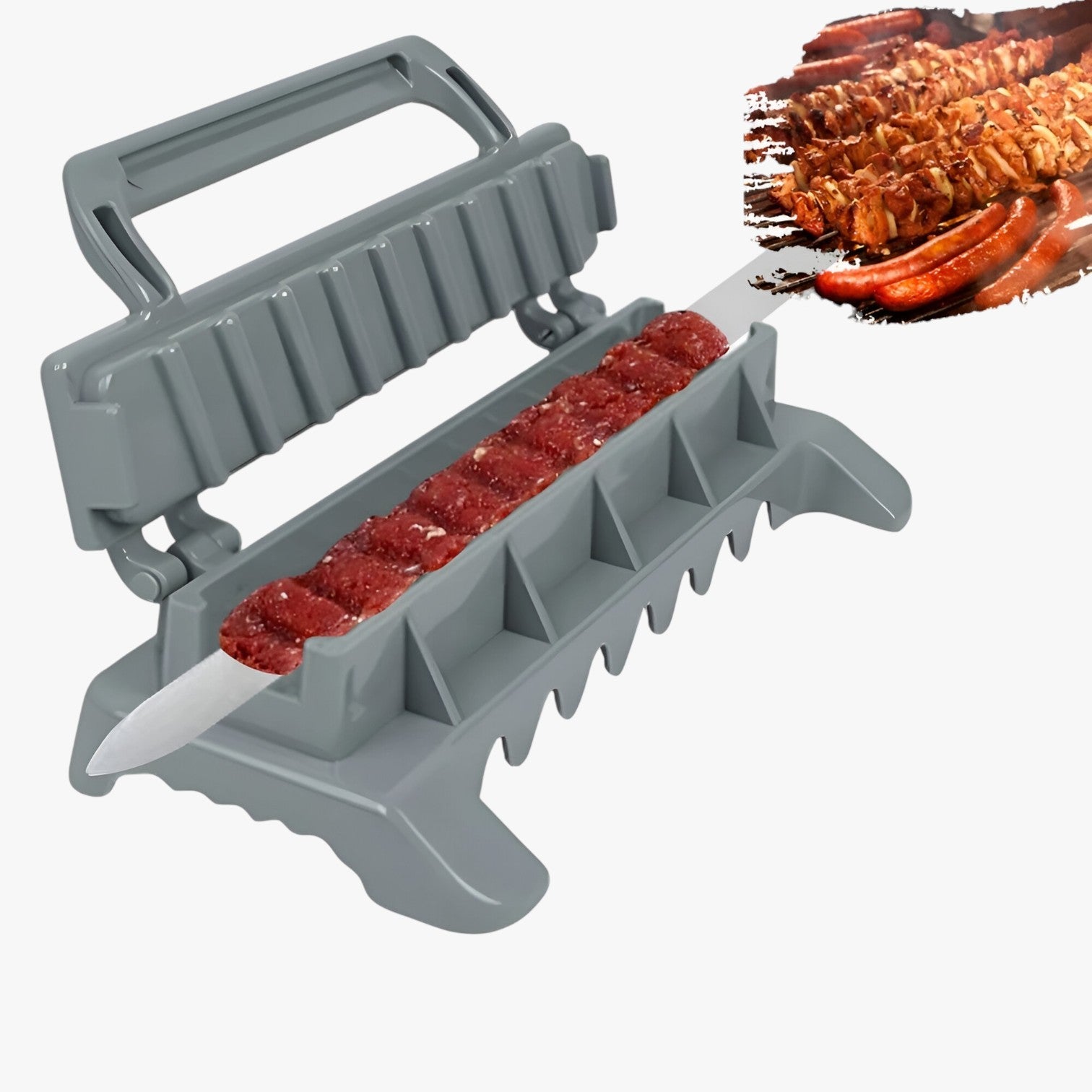 Maker di Kebab per BBQ - Spiedini Veloci e Facili Uomo - - facili kebab Kitchen kitchen & dining kitchen tools maker maker kebab spiedini uomo veloci - Concept Palermo