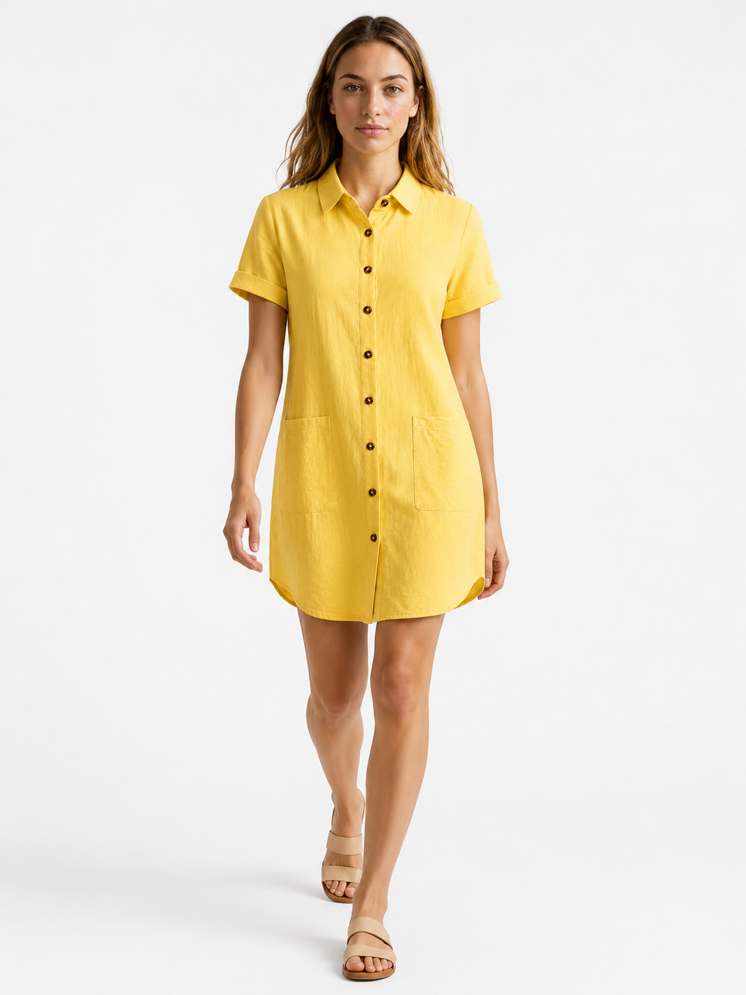 Abito Camicia Estivo da Donna – Leggero, Ideale per Spiaggia e Tempo Libero - - cotone donna dresses estivo leggero MEGA vestito vestito estivo - Concept Palermo