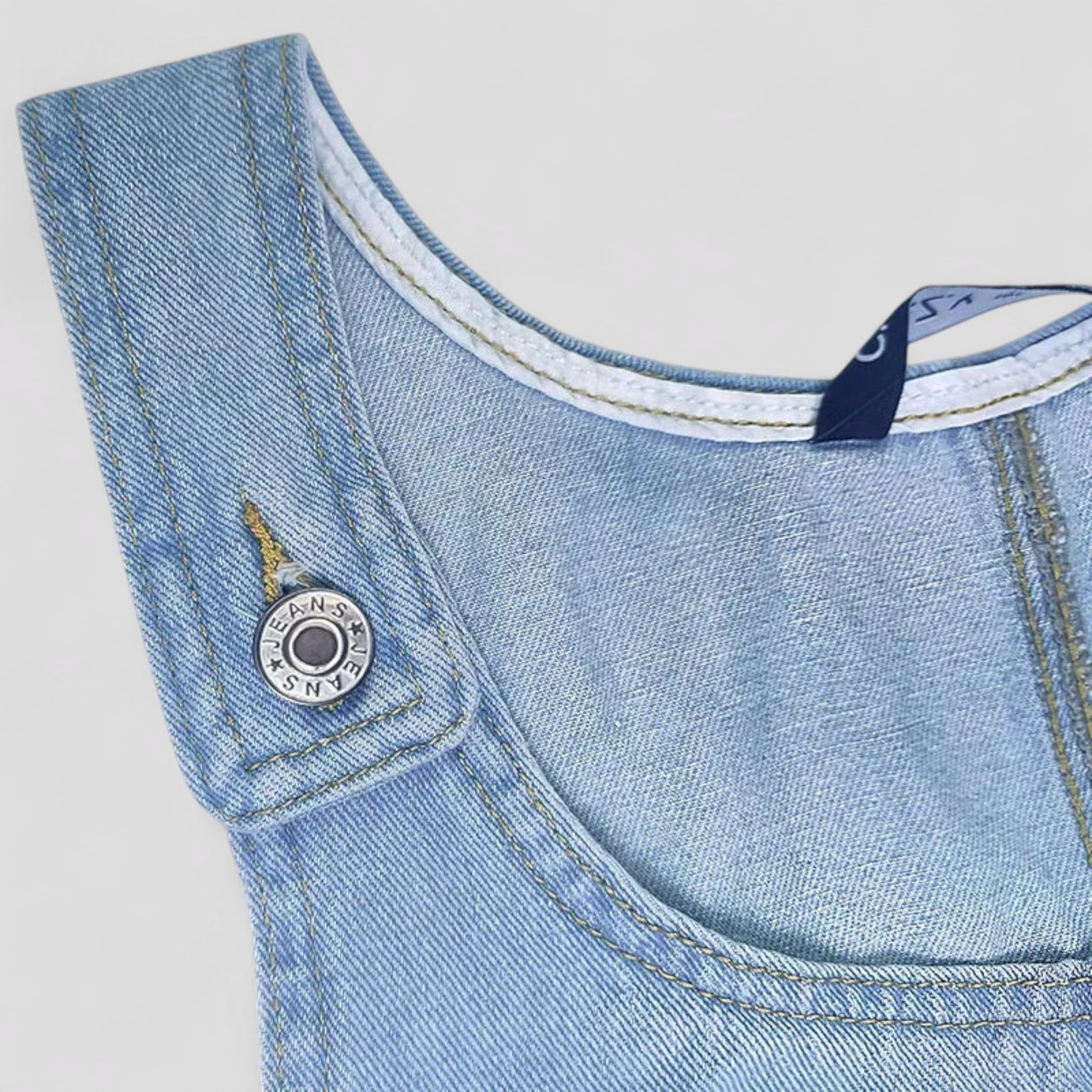 Abito Estivo Donna in Denim Leggero - - abito abito estivo abito leggero abito senza maniche denim donna dresses estivo fashion estivo leggero moda femminile tacche pratiche vestito versatile - Concept Palermo