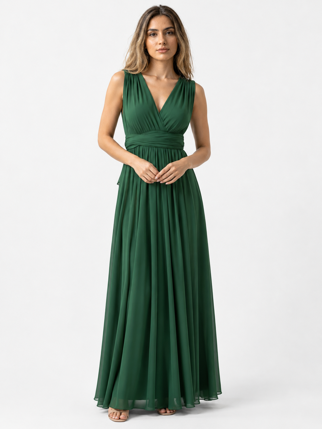 Elegant kjole til kvinder i sort silke, størrelse M - Perfekt til ceremonier og fester