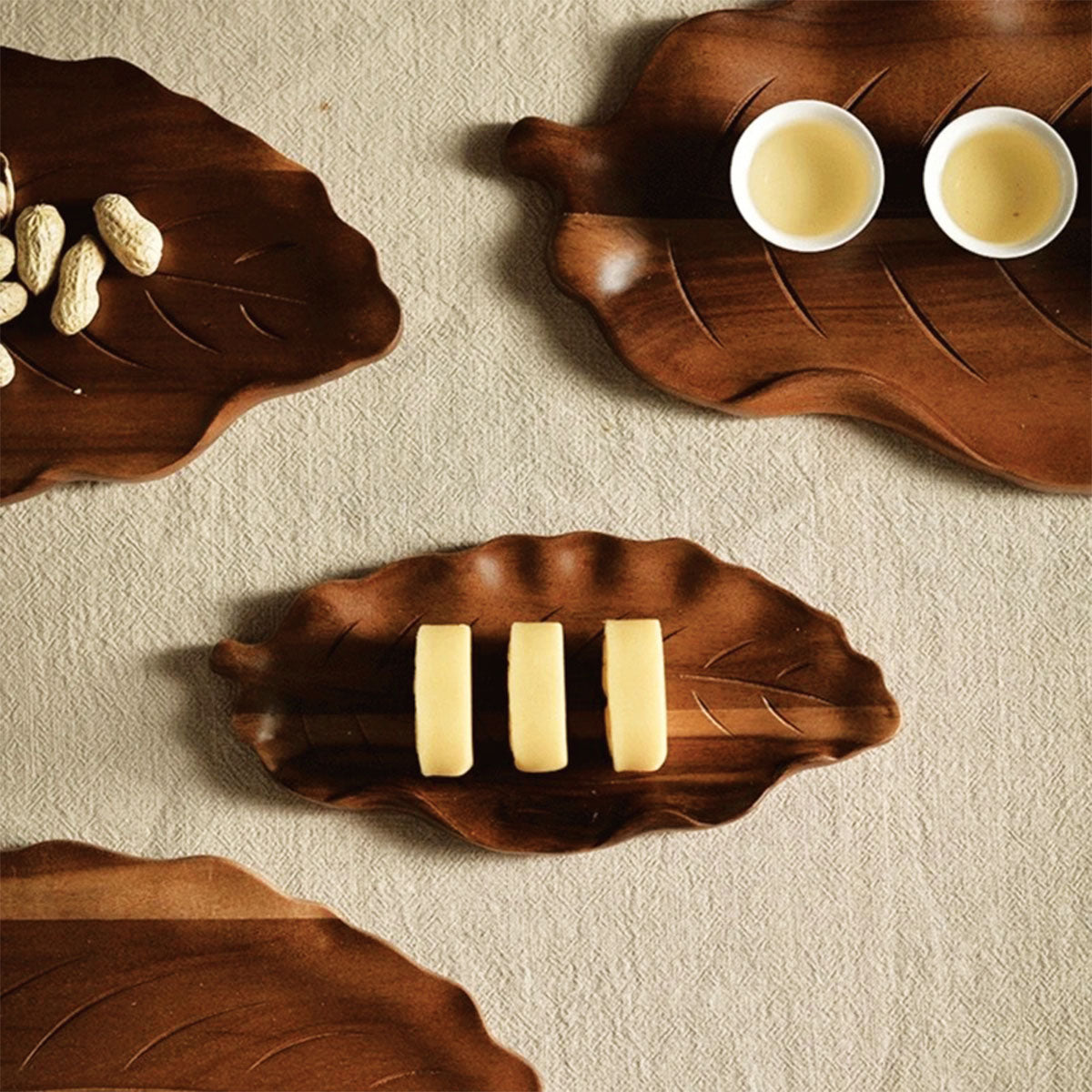 Vassoio da portata in noce ecologico Ideale per dolci, antipasti e stoccaggio di gioielli Legno - - antipasti dolci ecologico gioielli home & garden Kitchen legno noce portata Tableware - Concept Palermo