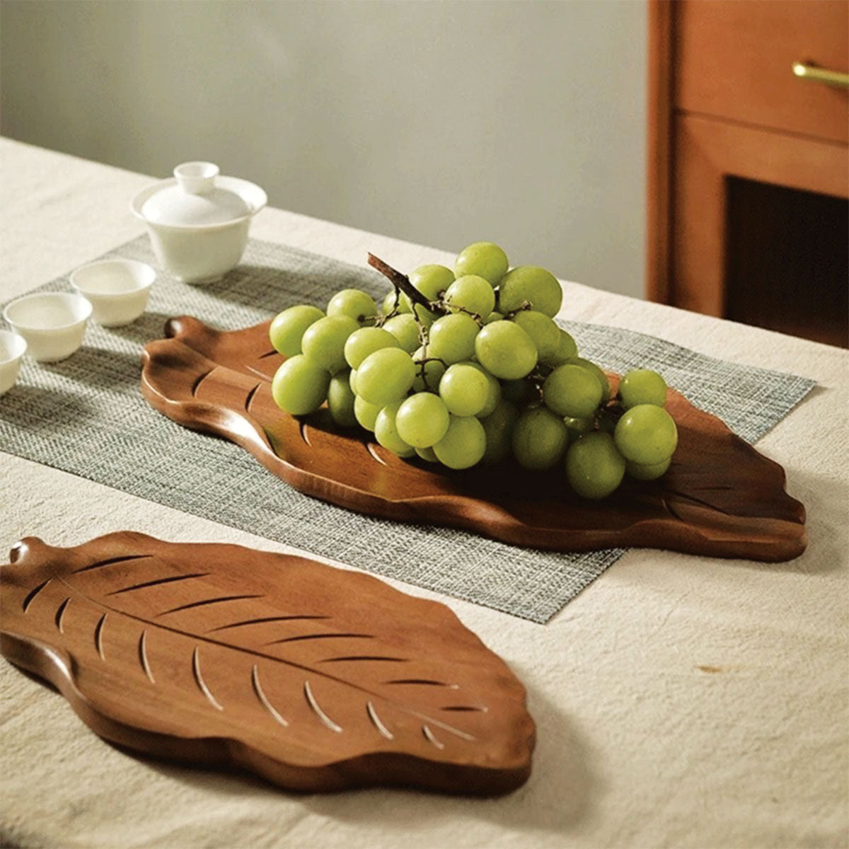 Vassoio da portata in noce ecologico Ideale per dolci, antipasti e stoccaggio di gioielli Legno - - antipasti dolci ecologico gioielli home & garden Kitchen legno noce portata Tableware - Concept Palermo