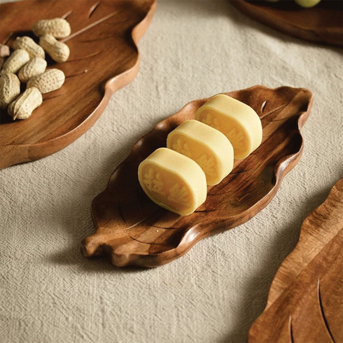 Vassoio da portata in noce ecologico Ideale per dolci, antipasti e stoccaggio di gioielli Legno - - antipasti dolci ecologico gioielli home & garden Kitchen legno noce portata Tableware - Concept Palermo
