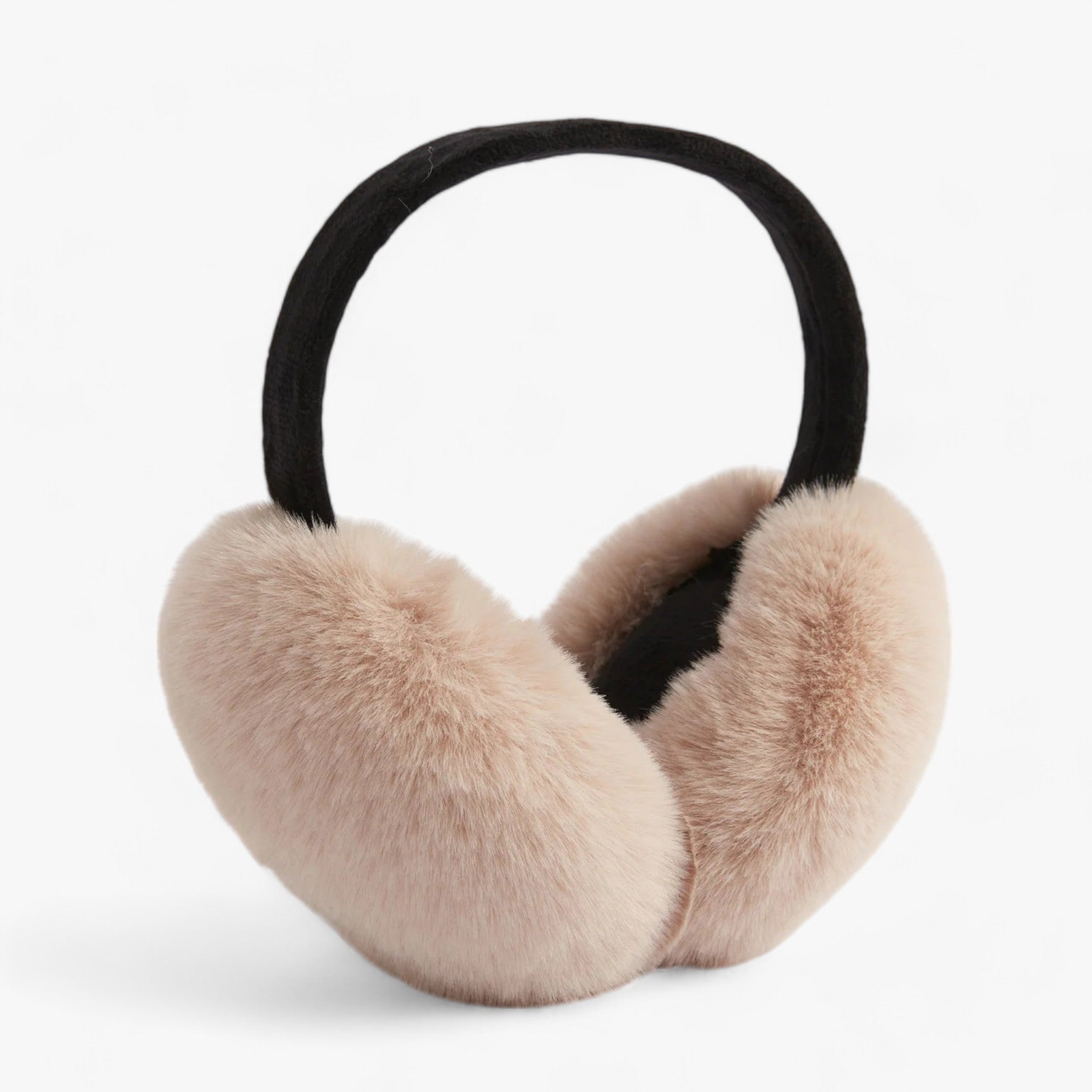 Scaldacorecchie artificiali in pile - Accogliente calore invernale Uomo - Nero Beige - accogliente artificiali calore earmuffs invernale pile scaldacorecchie scaldacorecchie artificiali - Concept Palermo