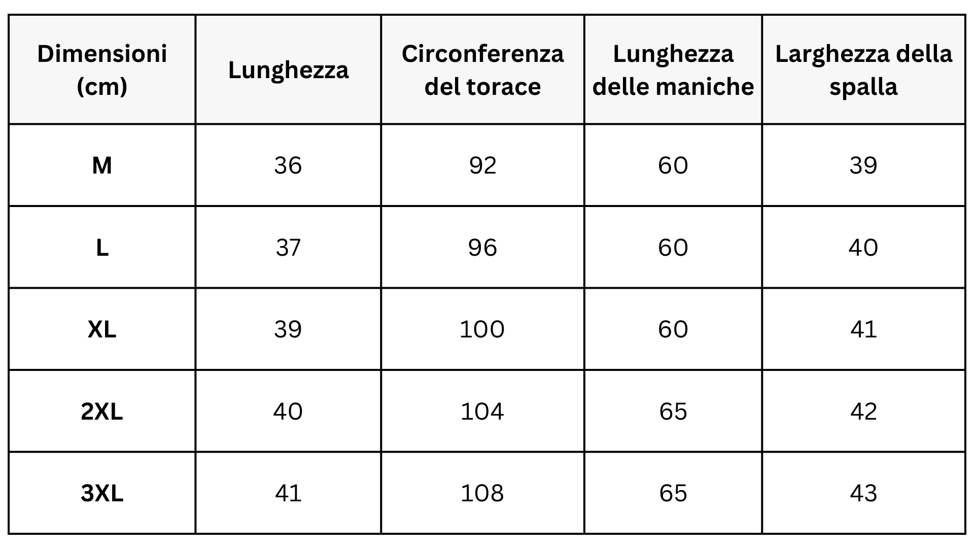 Size Guide