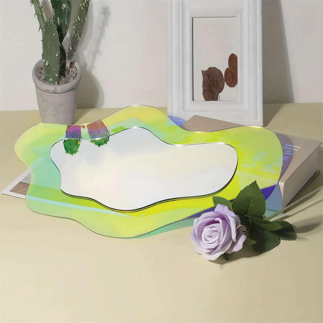 Specchio Astrale a Forma di Ondulazione Design Curvo alla Moda per Arredamento - - alla arredamento astrale Bathroom curvo Decor design forma home & garden Mirrors moda - Concept Palermo