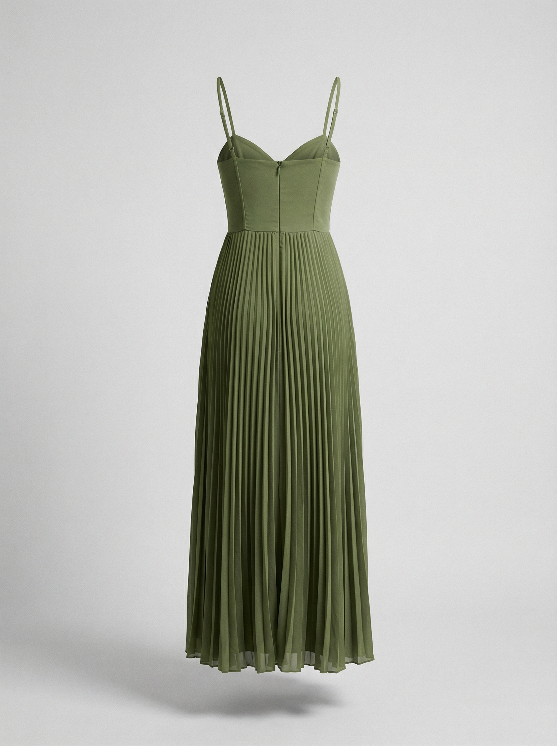 Abito Donna plissettato elegante con spalline sottili - Vestito midi estivo - - abito abito plissettato donna DRESS Dresses female dress jurken Maxi Dresses plissettato sottili spalline - Concept Palermo