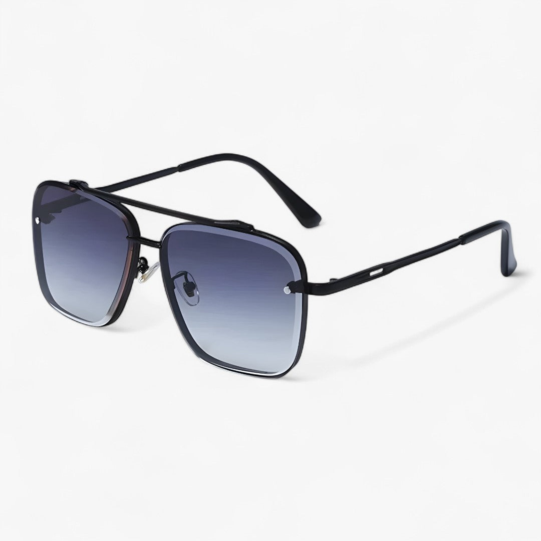 Occhiali da sole vintage con design in metallo Uomo - Nero sfumato blu Come immagine - design Fashion Sunglasses men sunglasses polarized mens sunglasses metallo occhiali occhiali sole Polarized man sunglasses sole sunglasses sunglasses polarized men uomo vintage - Concept Palermo
