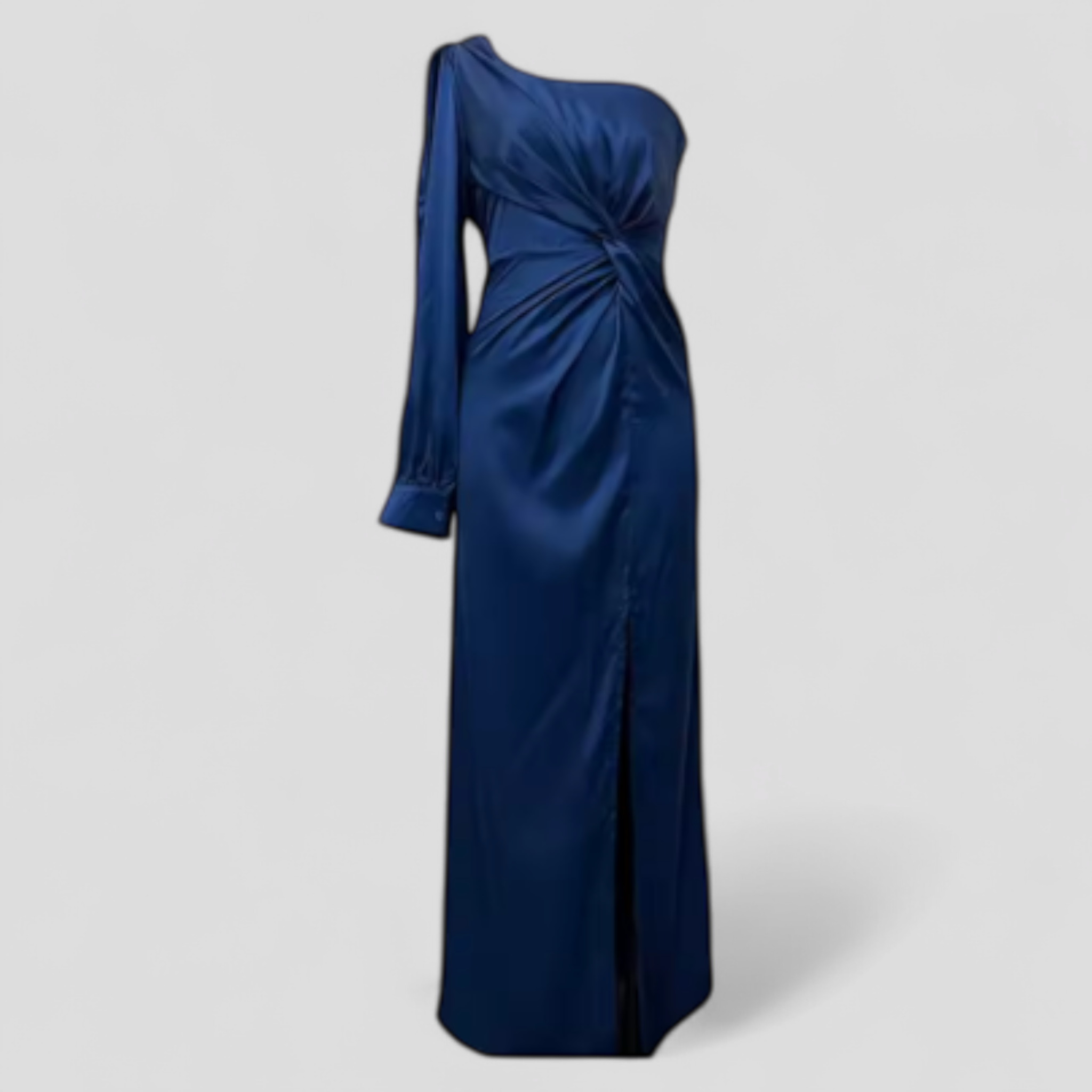Abito Midi Donna con Spallina Unica - - abiti da donna abiti moda abiti per cerimonie abiti per eventi abito abito chic abito midi abito midi eleganti abito spallina unica donna dress elegant eleganza senza tempo midi robie di eleganza spallina unica vestito formale - Concept Palermo