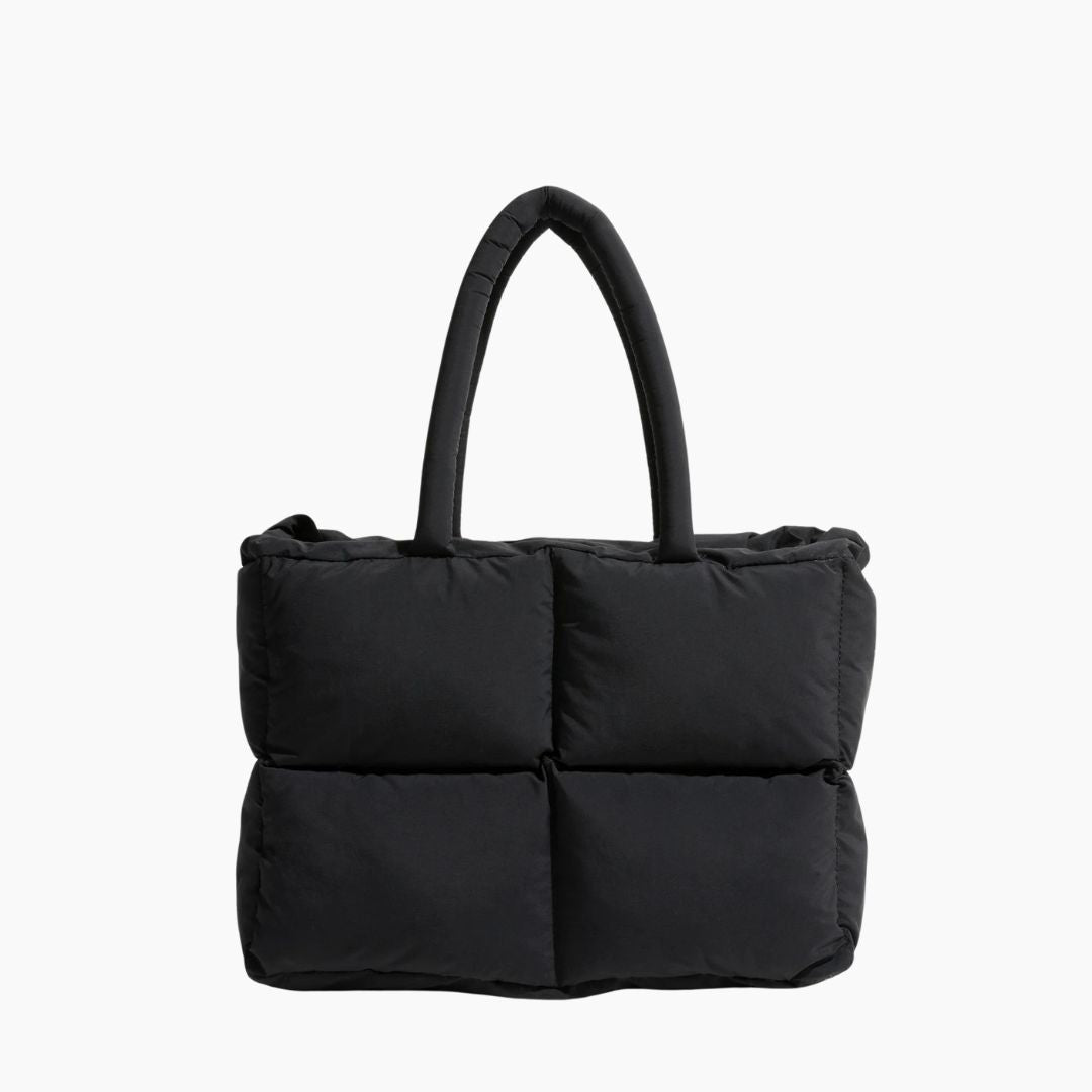 Borsa Tracolla Donna Moderna Imbottita - Nero - accessorio elegante borsa borsa a tracolla borsa casual borsa imbottita borsa leggera borsa per ogni occasione borsa tracolla borsa versatile borse a mano design moderno donna imbottita moderna shopping bag tracolla tracolla regolabile - Concept Palermo