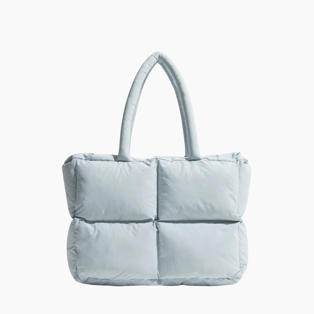 Borsa Tracolla Donna Moderna Imbottita - Azzurro Baby - accessorio elegante borsa borsa a tracolla borsa casual borsa imbottita borsa leggera borsa per ogni occasione borsa tracolla borsa versatile borse a mano design moderno donna imbottita moderna shopping bag tracolla tracolla regolabile - Concept Palermo