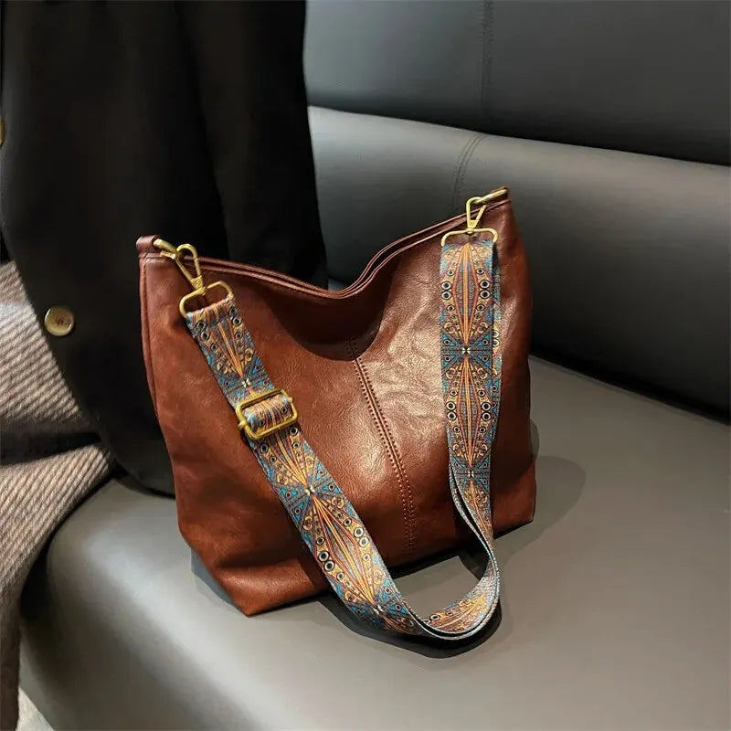 KRISTI - Borsa Tracolla Donna Vintage - - accessorio moda borsa borsa a tracolla borsa donna borsa leggera borsa resistente borsa vintage borse a mano cerniera pratica design versatile donna kristi modello classico stile vintage tracolla vintage - Concept Palermo
