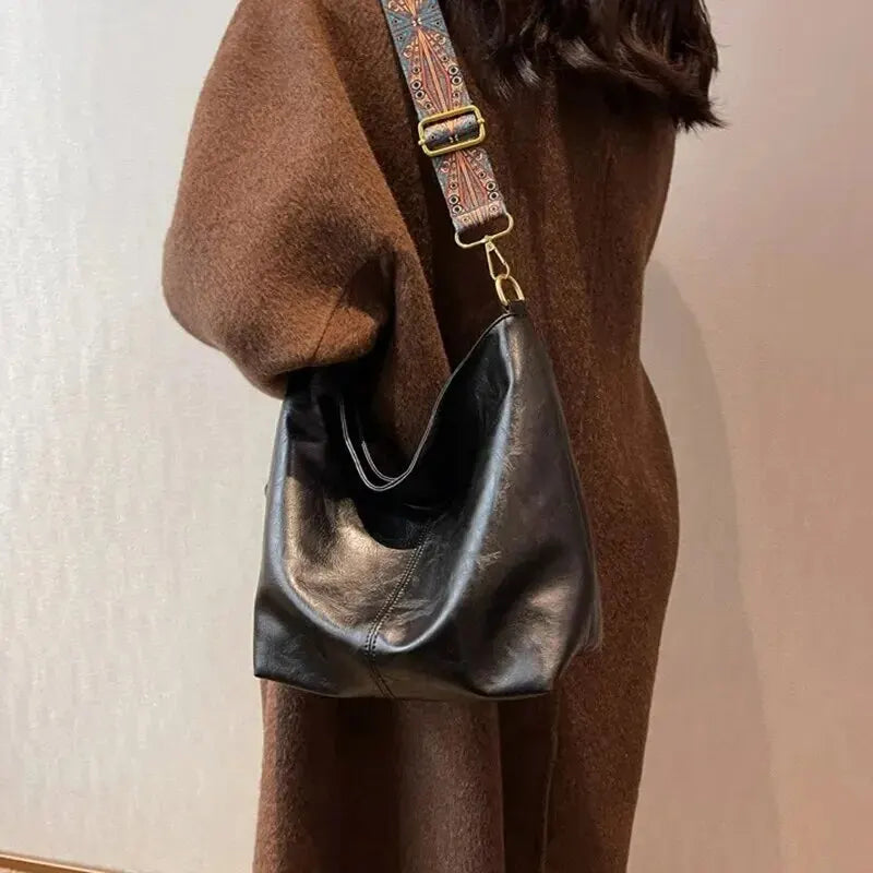 KRISTI - Borsa Tracolla Donna Vintage - - accessorio moda borsa borsa a tracolla borsa donna borsa leggera borsa resistente borsa vintage borse a mano cerniera pratica design versatile donna kristi modello classico stile vintage tracolla vintage - Concept Palermo