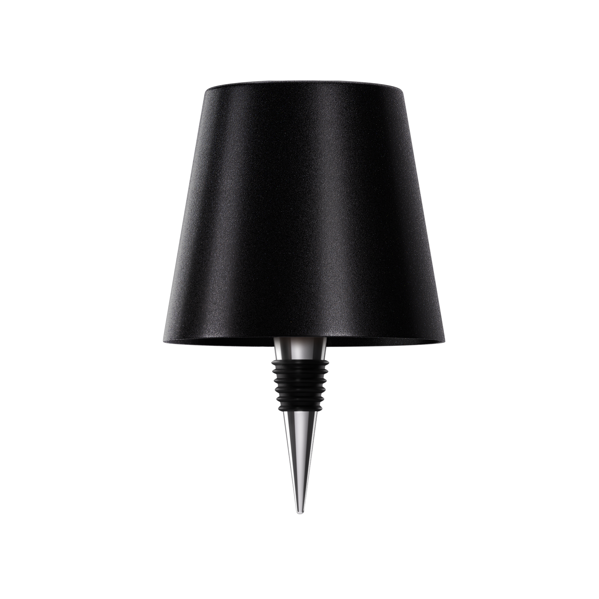 ARIA - Lampada Senza Fili a Forma di Bottiglia - Illuminazione Portatile - Nero - aria bottiglia fili forma home & garden illuminazione lampada P2 portatile - Concept Palermo