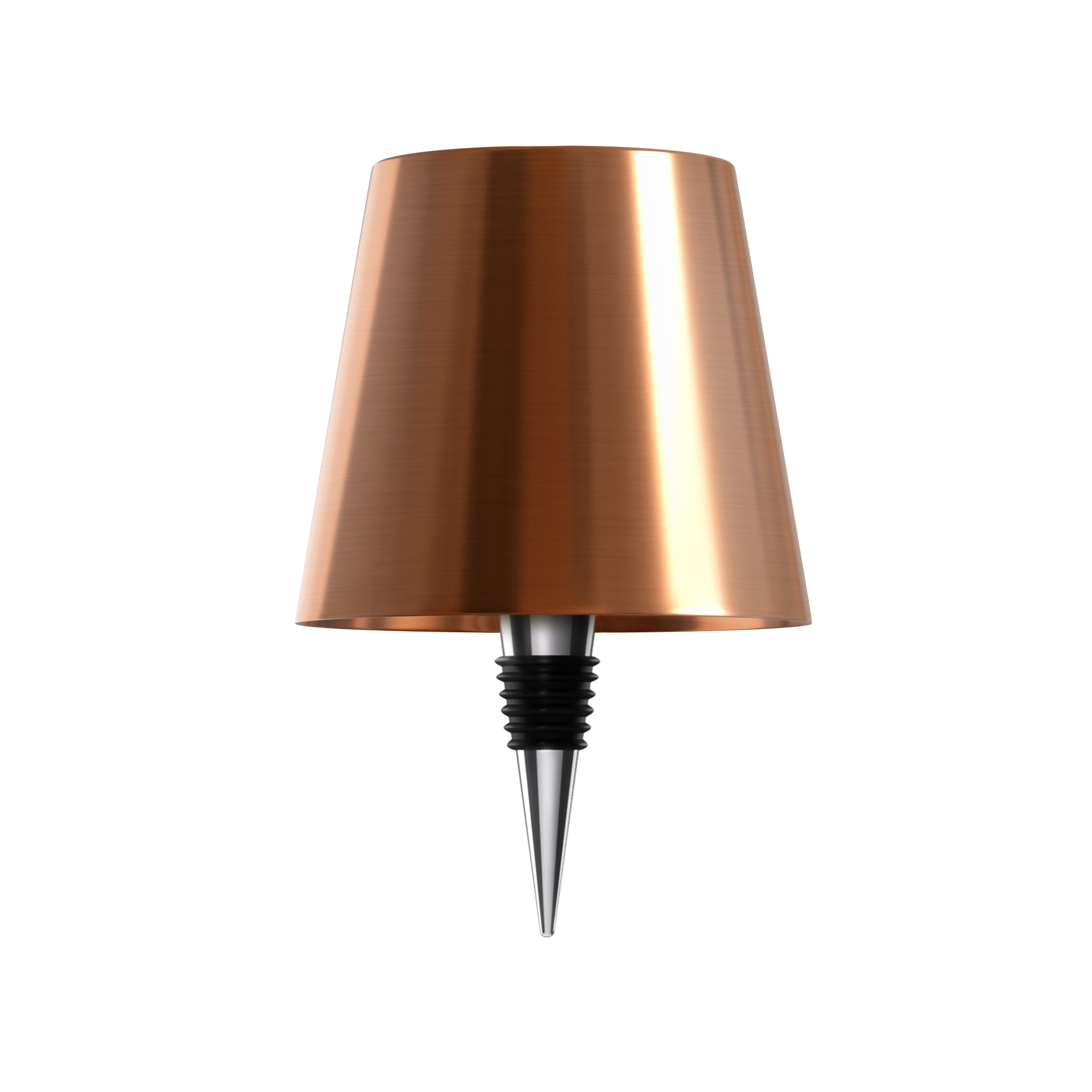 ARIA - Lampada Senza Fili a Forma di Bottiglia - Illuminazione Portatile - Oro Rosa - aria bottiglia fili forma home & garden illuminazione lampada P2 portatile - Concept Palermo