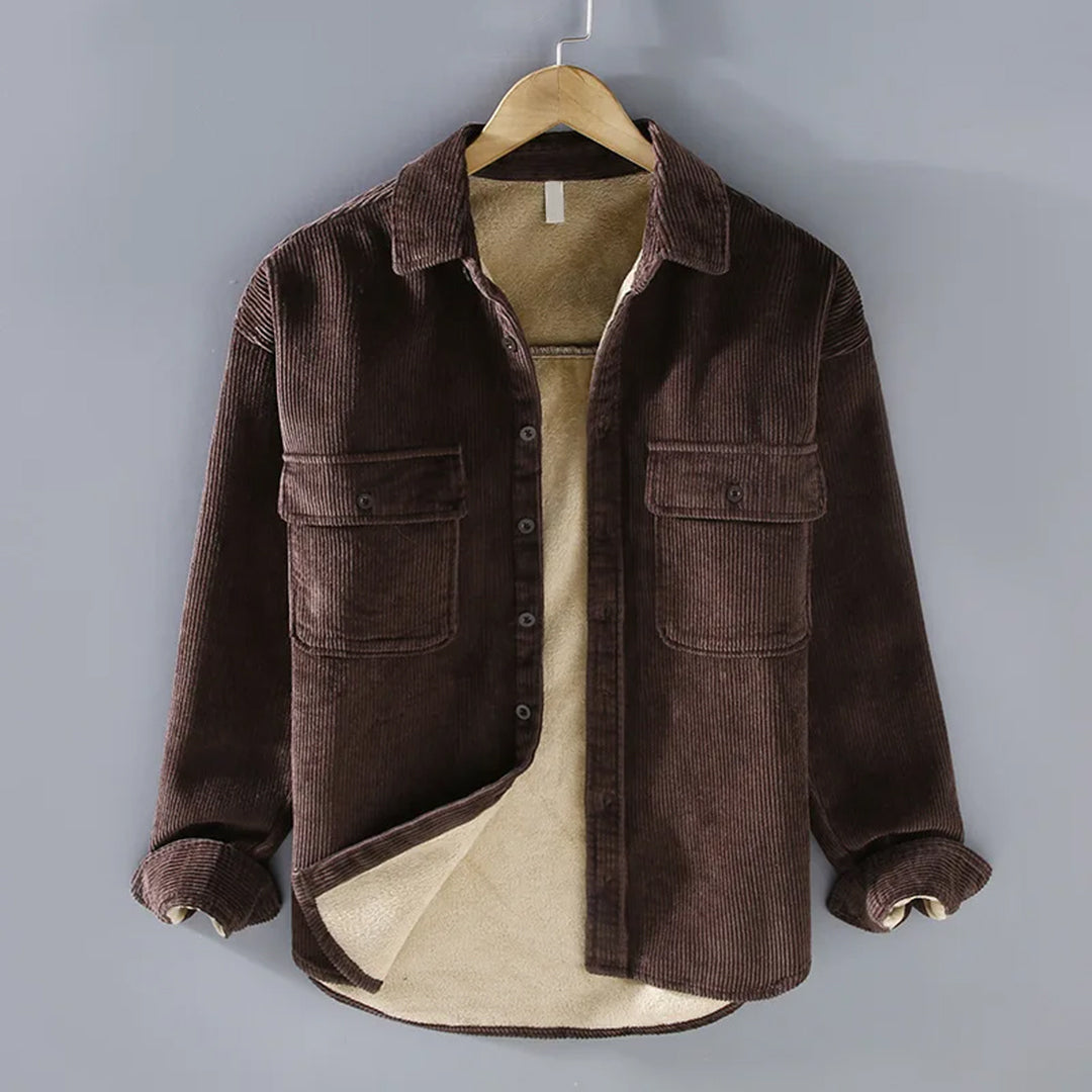 Camicia di flanella imbottita da uomo - Marrone - camicia camicia flanella flanella imbottita men's coats & jackets uomo - Concept Palermo