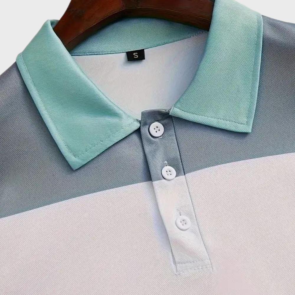 Polo a blocchi di colore - Stile moderno e comfort Cotone Uomo - - blocchi clothing colore comfort cotone men men's top clothes mens clothing polo polo blocchi Shirts heren Shirts men stile - Concept Palermo