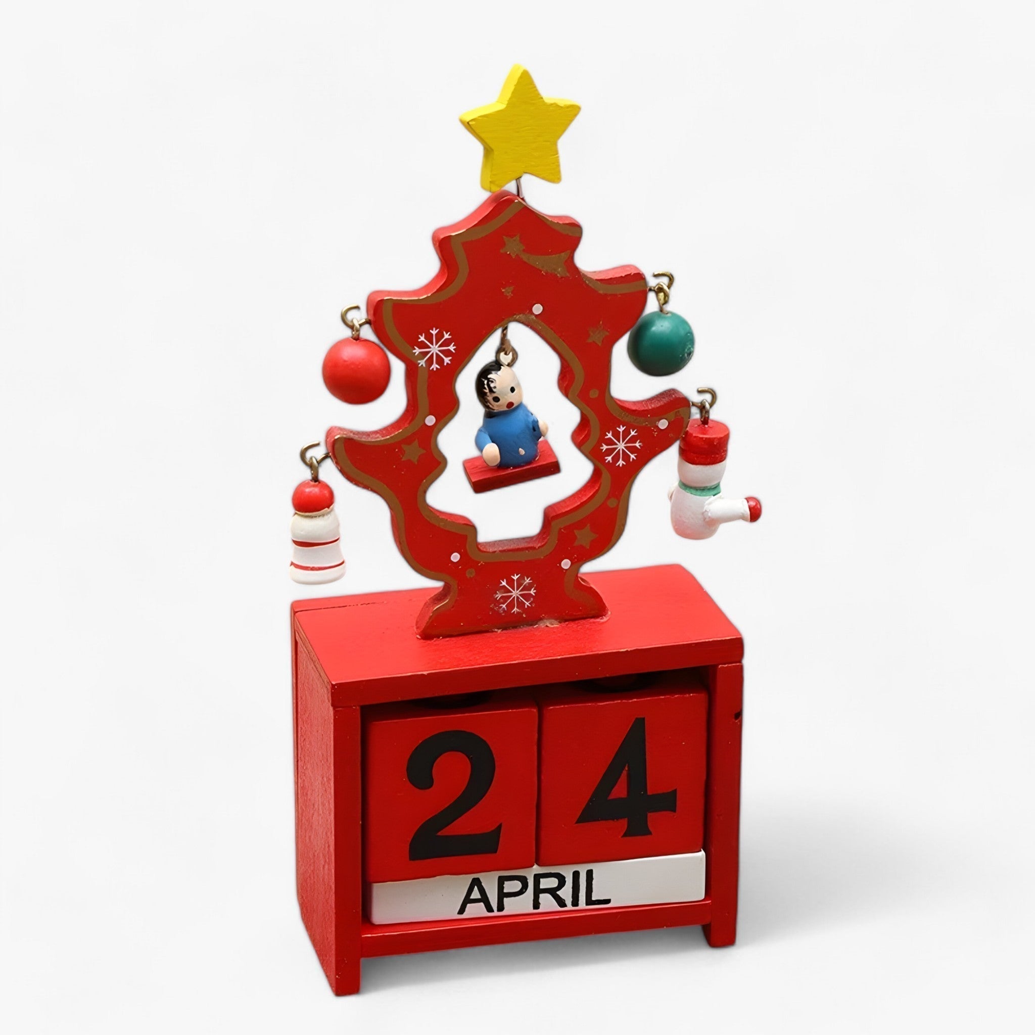 Calendario Natalizio in Legno Interattivo - Stile 5 1 +1 GRATIS 7,5X3,3X16cm - addobbi natalizi calendari dell'avvento calendario Calendario dell'Avvento calendario interattivo calendario natalizio decorazioni di Natale decorazioni festive decorazioni in legno festività natalizie giochi di Natale interattivo legno natalizio pupazzo di neve - Concept Palermo
