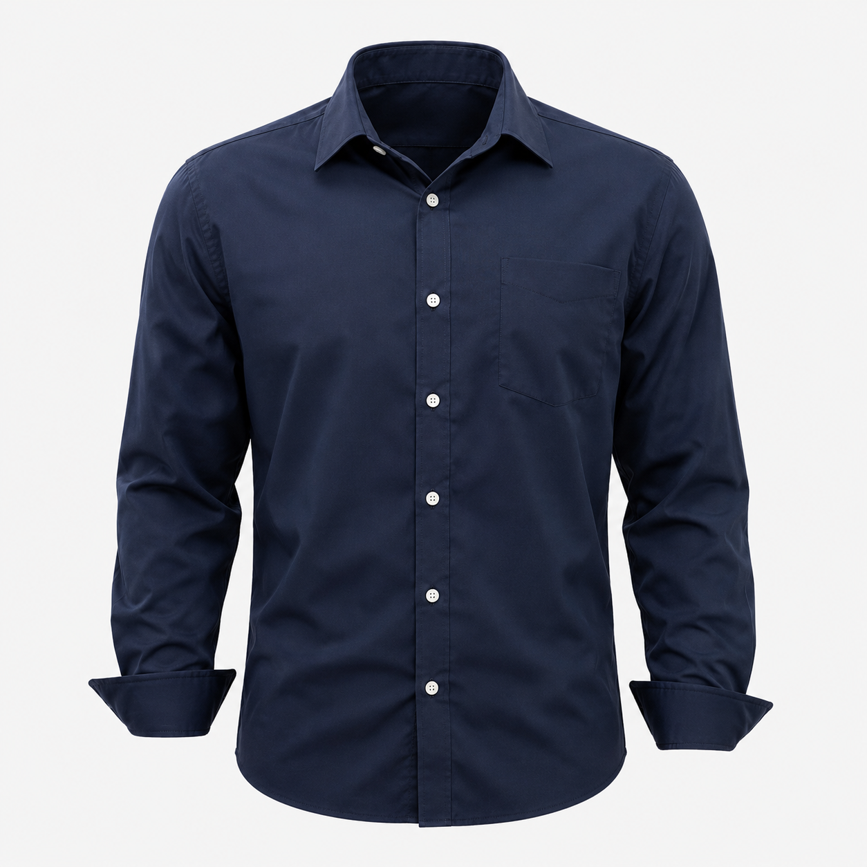 Camicia Axel da Uomo a Maniche Lunghe – Versatile per Tutte le Occasioni - Blu scuro - axel camicia camicia denim denim men's top clothes occasioni uomo versatile - Concept Palermo