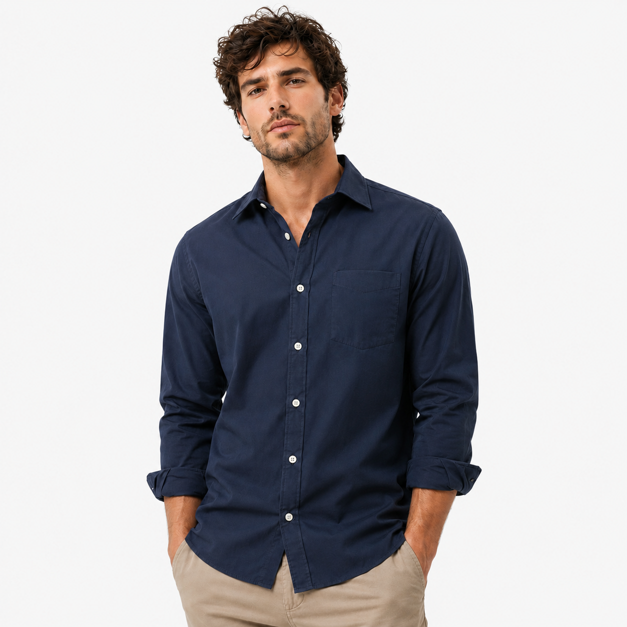 Camicia Axel da Uomo a Maniche Lunghe – Versatile per Tutte le Occasioni - - axel camicia camicia denim denim men's top clothes occasioni uomo versatile - Concept Palermo