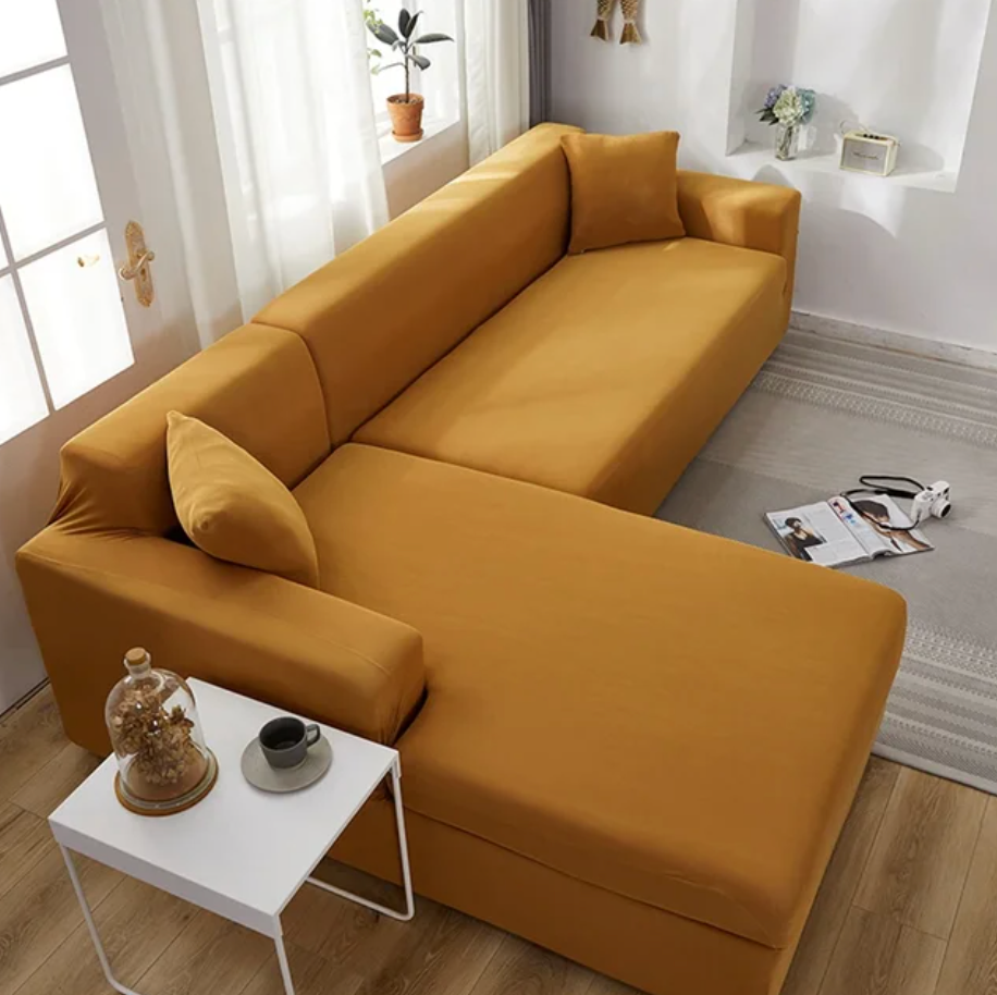 Copridivano Elastico SofCove Idrorepellente Lavabile per Divani 2, 3 o 4 Posti - Cammello - copridivano cover durata elastic band elastico home & garden idrorepellente lavabile prolunga Sofa Sofa cover sofcove Washable cover - Concept Palermo