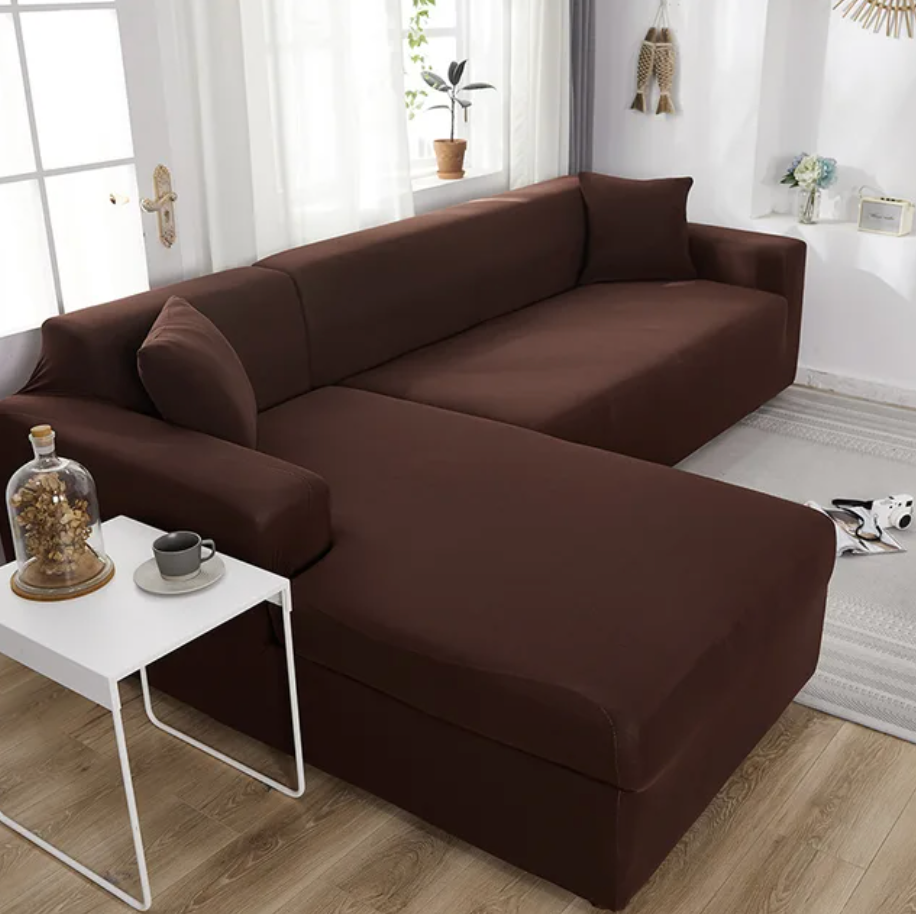 Copridivano Elastico SofCove Idrorepellente Lavabile per Divani 2, 3 o 4 Posti - Caffè - copridivano cover durata elastic band elastico home & garden idrorepellente lavabile prolunga Sofa Sofa cover sofcove Washable cover - Concept Palermo