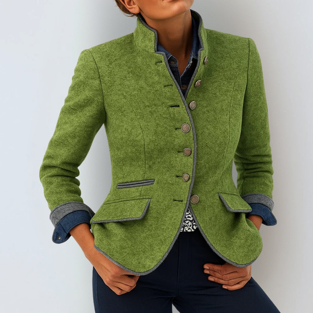 Elegante cardigan con colletto rialzato da donna - - cardigan cardigan chic cardigan femme cardigan montant cardigan polyvalent cardigans pour femmes col montant cross-from-marche-lino-15838446944605 femme mode décontractée mode féminine montant New-google style casual tenue sophistiquée vêtement pratique vêtement élégant - Concept Palermo