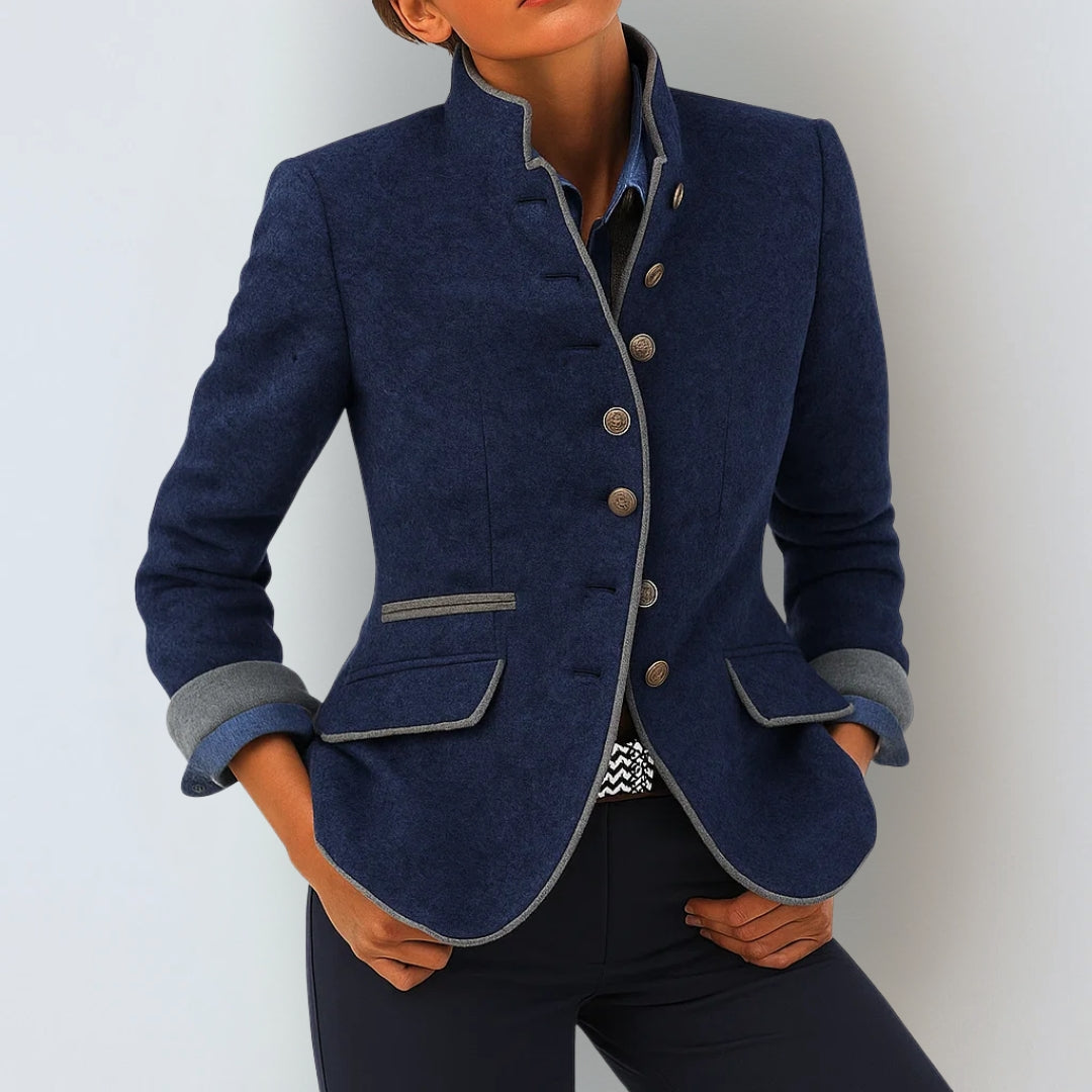 Elegante cardigan con colletto rialzato da donna - - cardigan cardigan chic cardigan femme cardigan montant cardigan polyvalent cardigans pour femmes col montant cross-from-marche-lino-15838446944605 femme mode décontractée mode féminine montant New-google style casual tenue sophistiquée vêtement pratique vêtement élégant - Concept Palermo