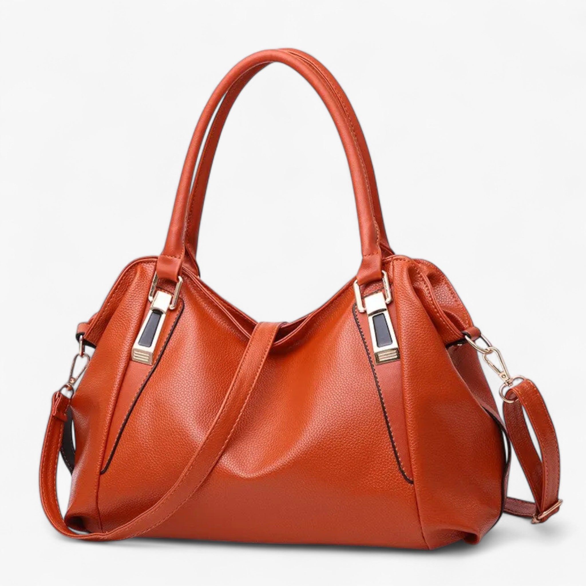 Borsa Donna ELS in Vera Pelle Multicolore - Pochette Elegante a Spalla/Tracolla - Marrone - Bags borsa colori diverse donna donne handbags pelle women bags Women's handbags - Concept Palermo