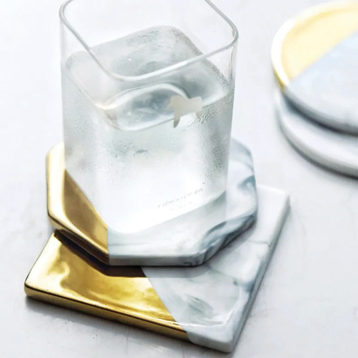 Set di Sottobicchieri in Marmo Avorio Protezione e Durevole per le Tue Superfici - - avorio Ceramics home & garden Kitchen marmo protezione sottobicchieri sottobicchieri marmo superfici Tableware - Concept Palermo