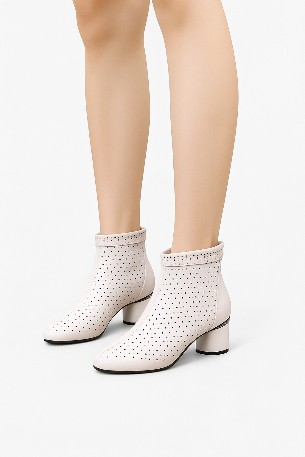 Stivaletti Estivi con Tacco Medio e Design Traforato Uomo - - BOOTS Boots & Shoes design estivi medio shoes stivaletti stivaletti estivi tacco traforato - Concept Palermo