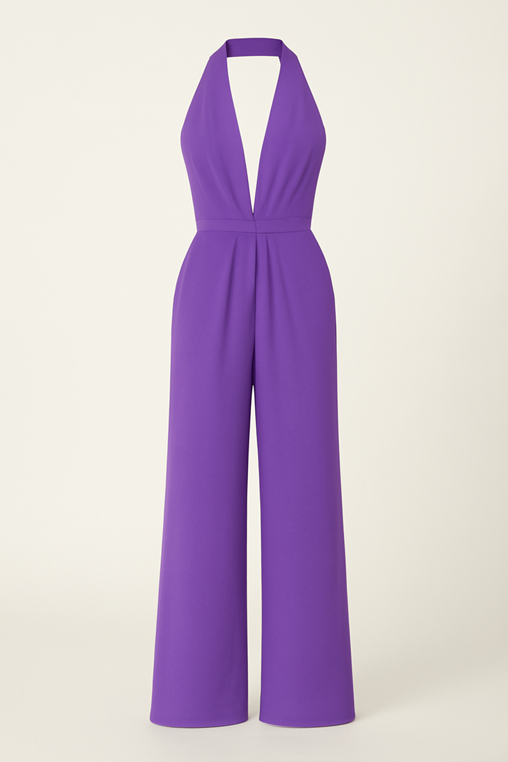 Salopette Sadie scollo all'americana e gamba larga elegante da donna - Porpora - 12/28/2024 americana gamba GOOD larga one-pieces sadie salopette scollo Summer/Jumpsuit tuta - Concept Palermo